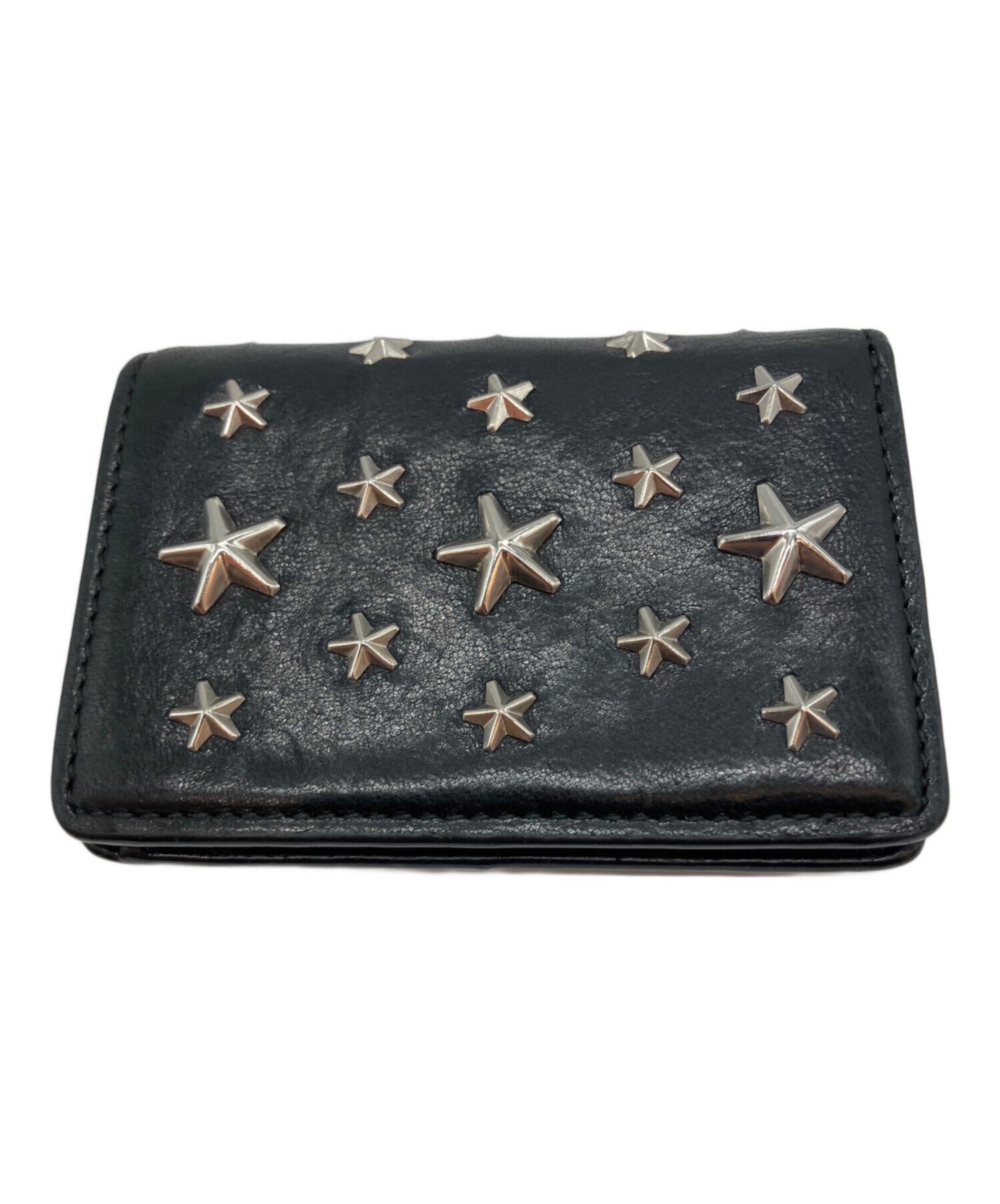 中古・古着通販】JIMMY CHOO (ジミーチュウ) スタッズ 2つ折り財布