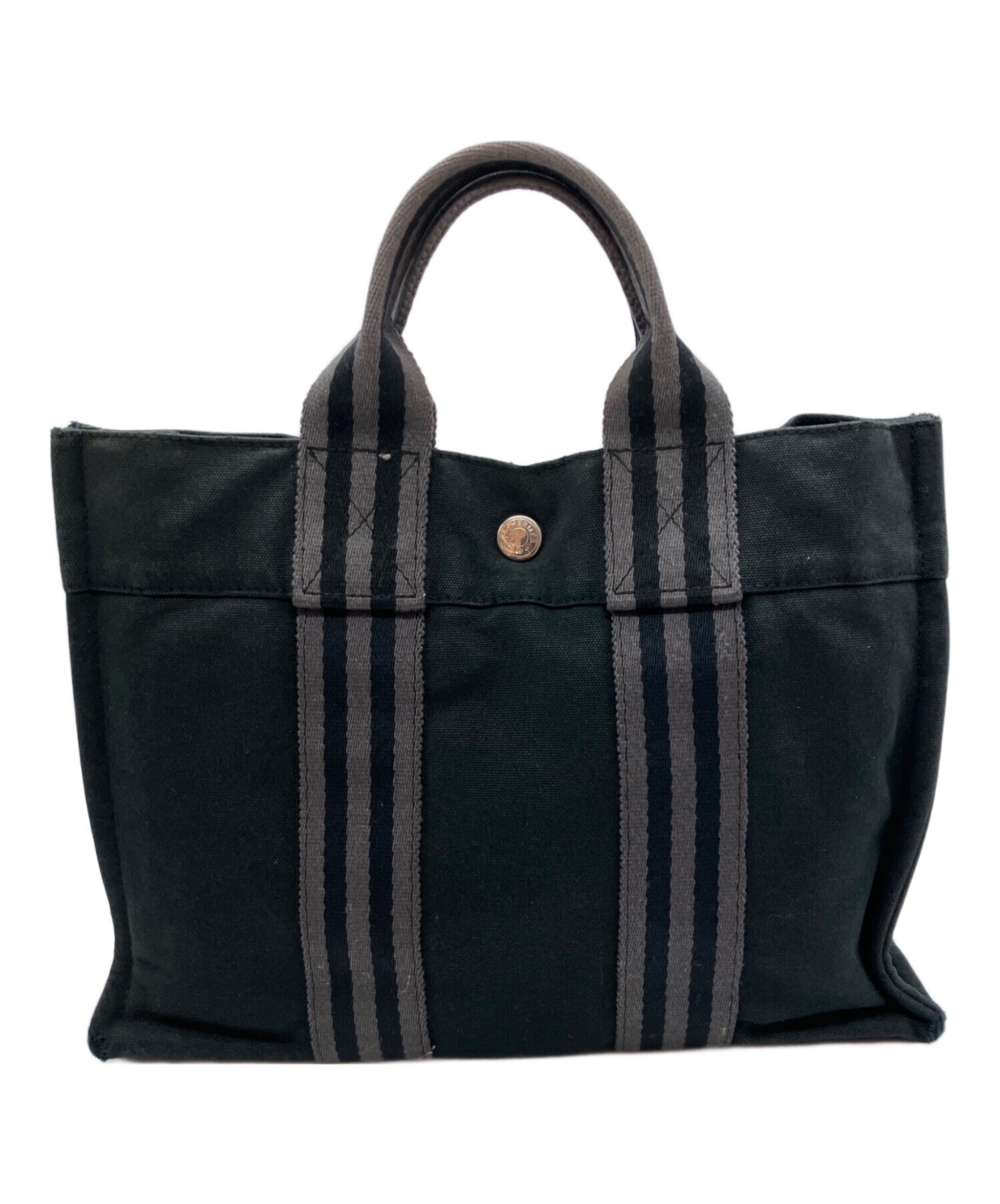 美品！エルメス　Hermes　フールトゥ　PM　ハンドバッグ　ブラック 中古・古着通販】HERMES (エルメス) フールトゥPM ハンドバッグ