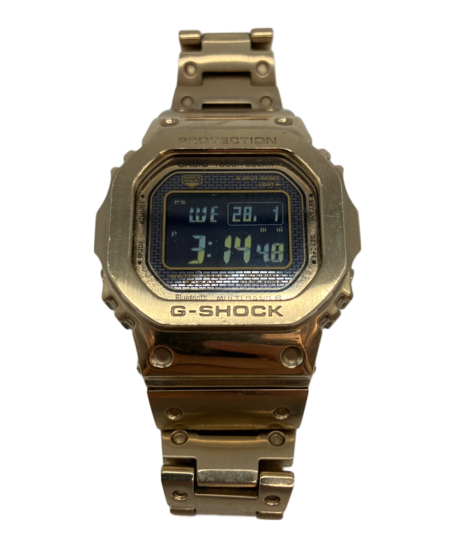 中古・古着通販】CASIO (カシオ) 電波ソーラー SSブレスレット