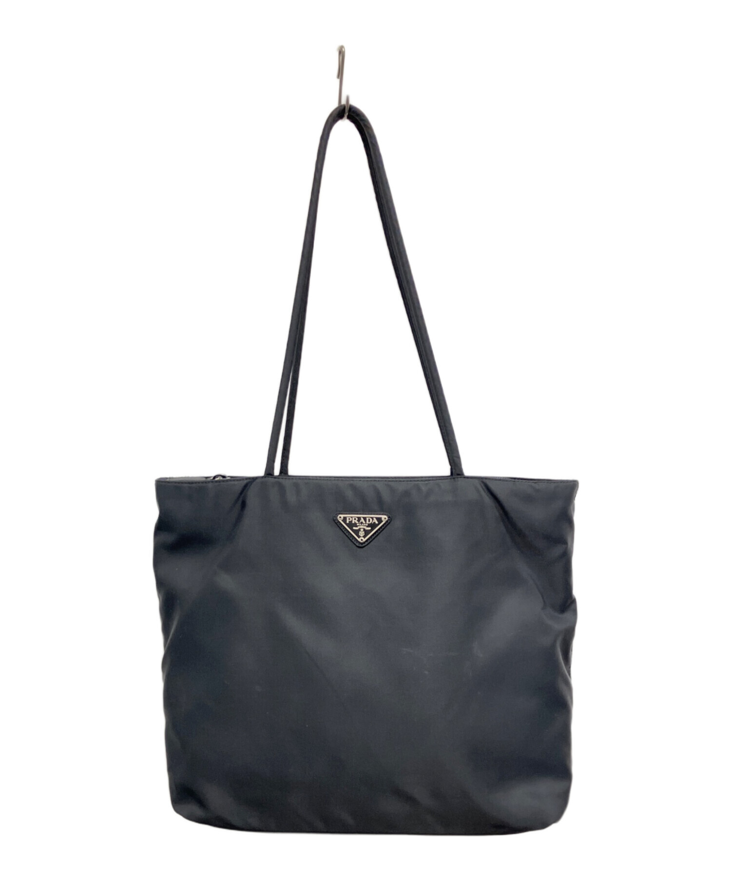 PRADA 黒 ナイロントートバッグ 中古・古着通販】PRADA (プラダ) ナイロントートバッグ ブラック