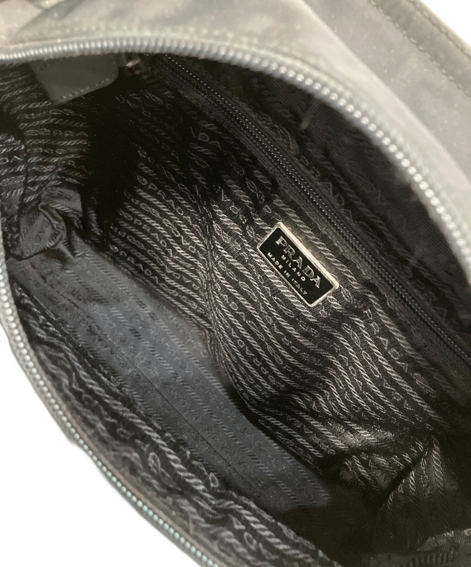 中古・古着通販】PRADA (プラダ) ナイロントートバッグ ブラック