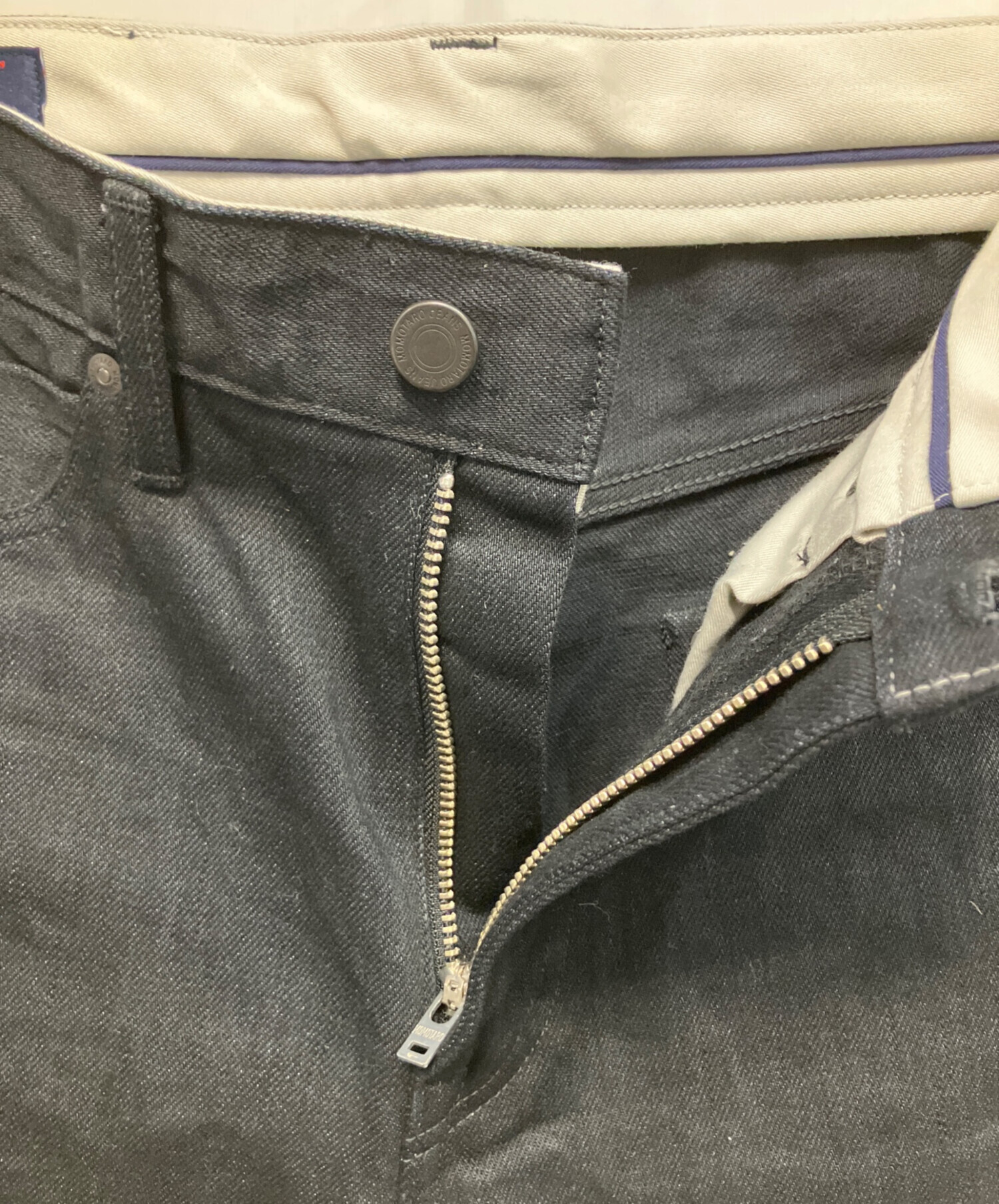 中古・古着通販】MOMOTARO JEANS (桃太郎ジーンズ) ブラックデニム 