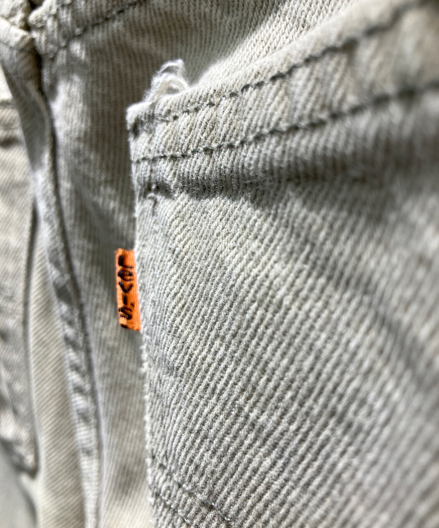 中古・古着通販】LEVI'S (リーバイス) 80-90s デニムパンツ ベージュ