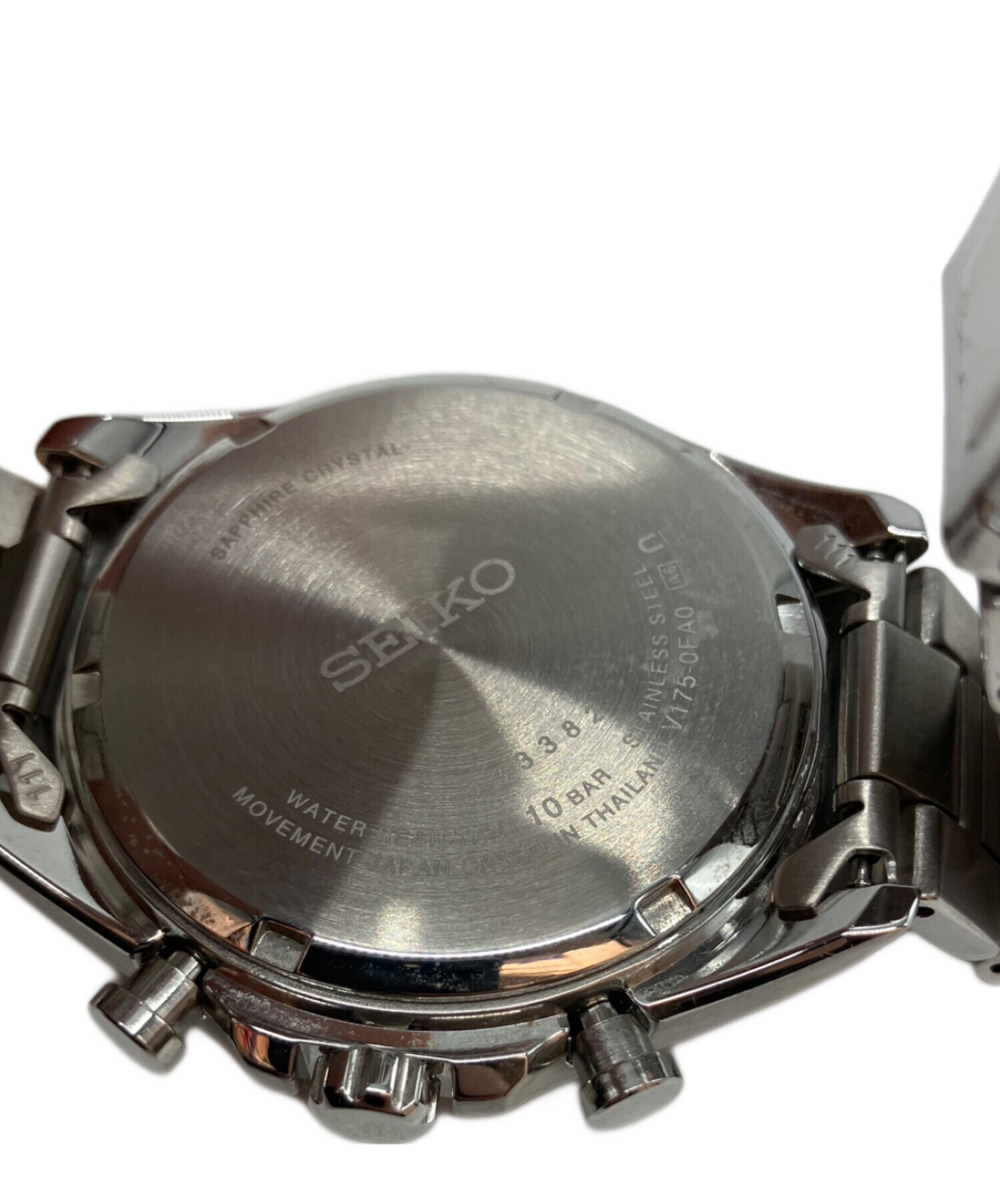 中古・古着通販】SEIKO (セイコー) 電波ソーラー SSブレスレット 