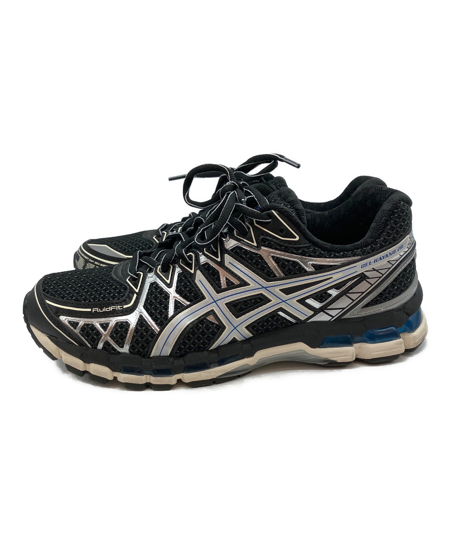 中古 20周年記念モデル Asics Gel-Kayano 20 中古・古着通販】asics (アシックス) GEL-KAYANO 20 ブラック×ブルー