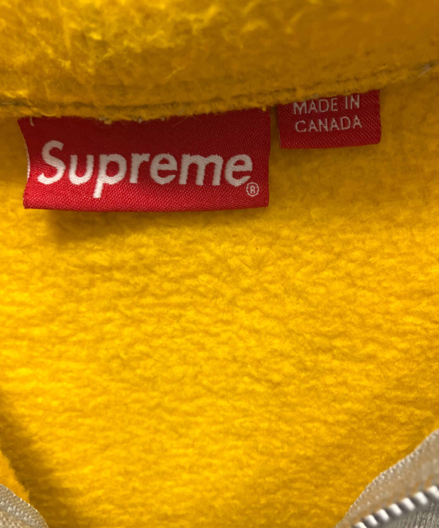 中古・古着通販】SUPREME (シュプリーム) 18SS CONTRAST ZIP UP HOODED