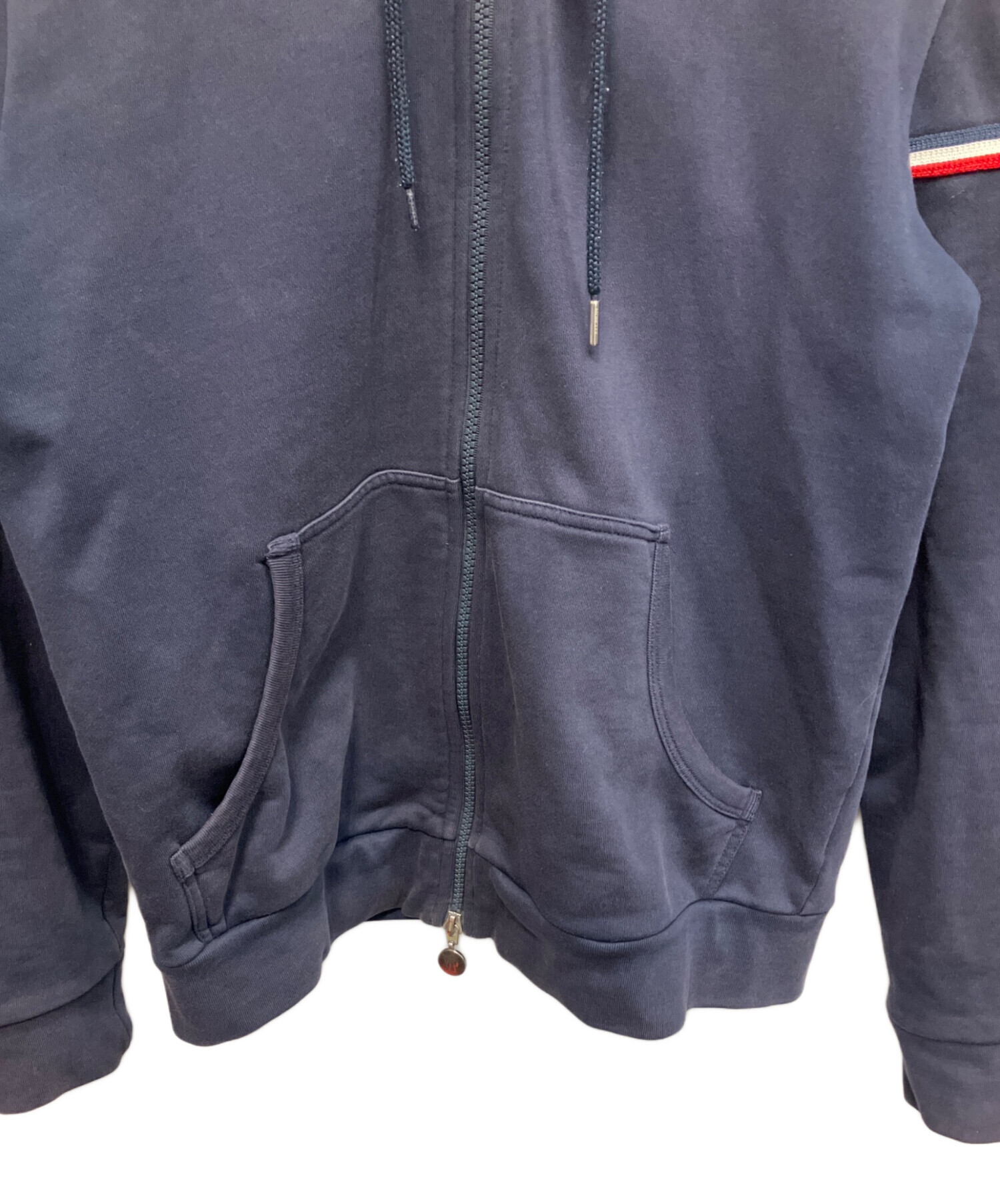 中古・古着通販】MONCLER (モンクレール) ジップパーカー ネイビー
