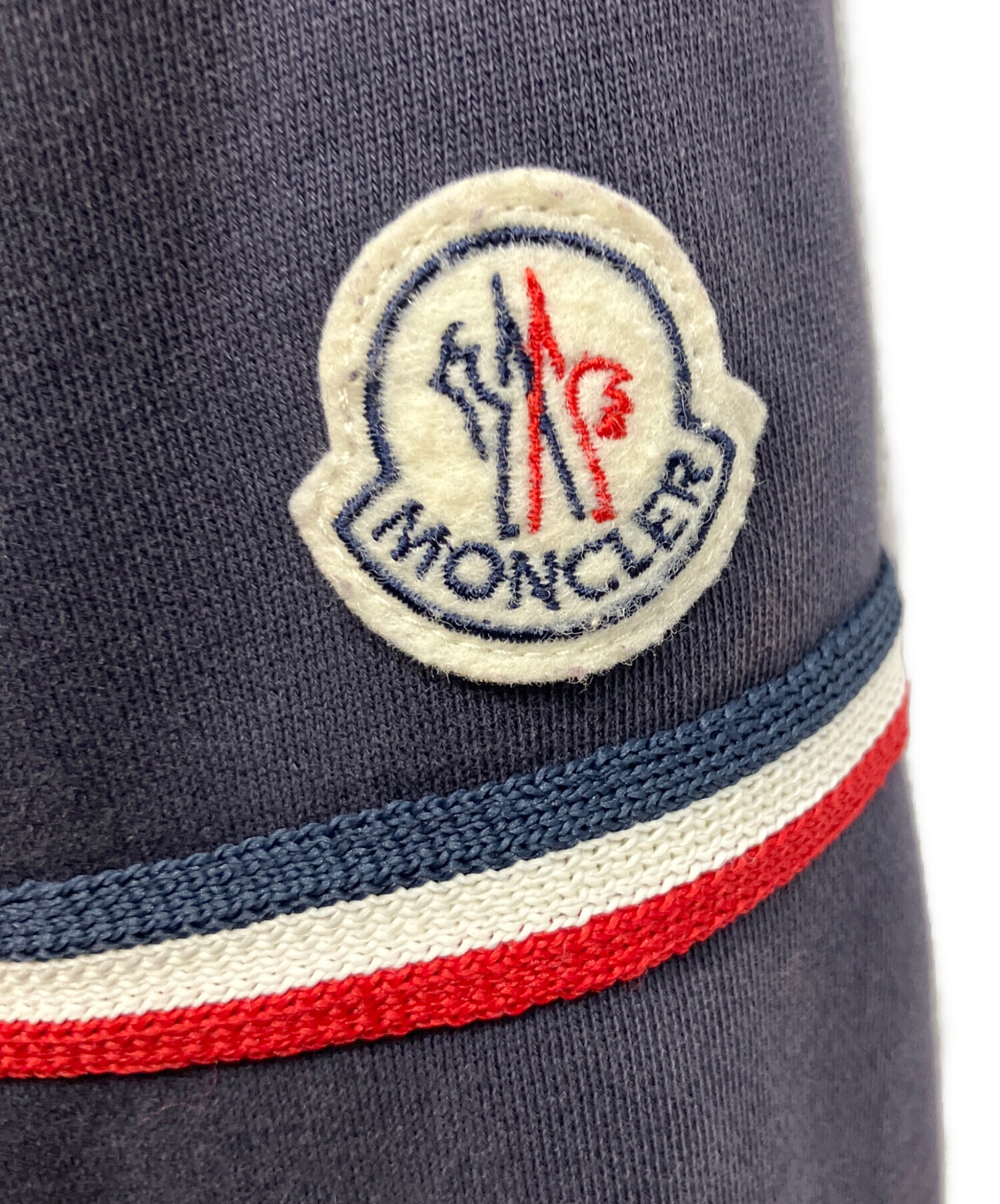 中古・古着通販】MONCLER (モンクレール) ジップパーカー ネイビー