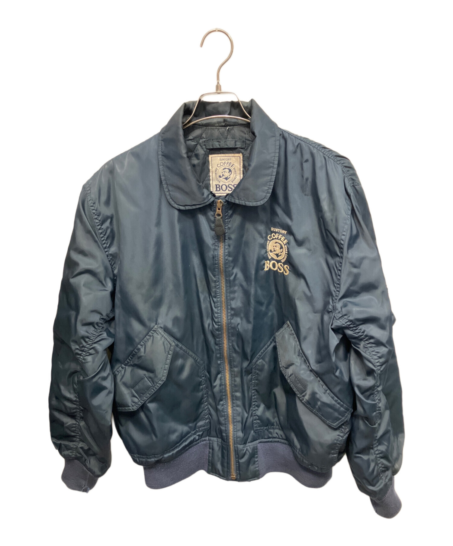 中古・古着通販】BOSS (ボス) ボスジャン MA-1ジャケット ネイビー