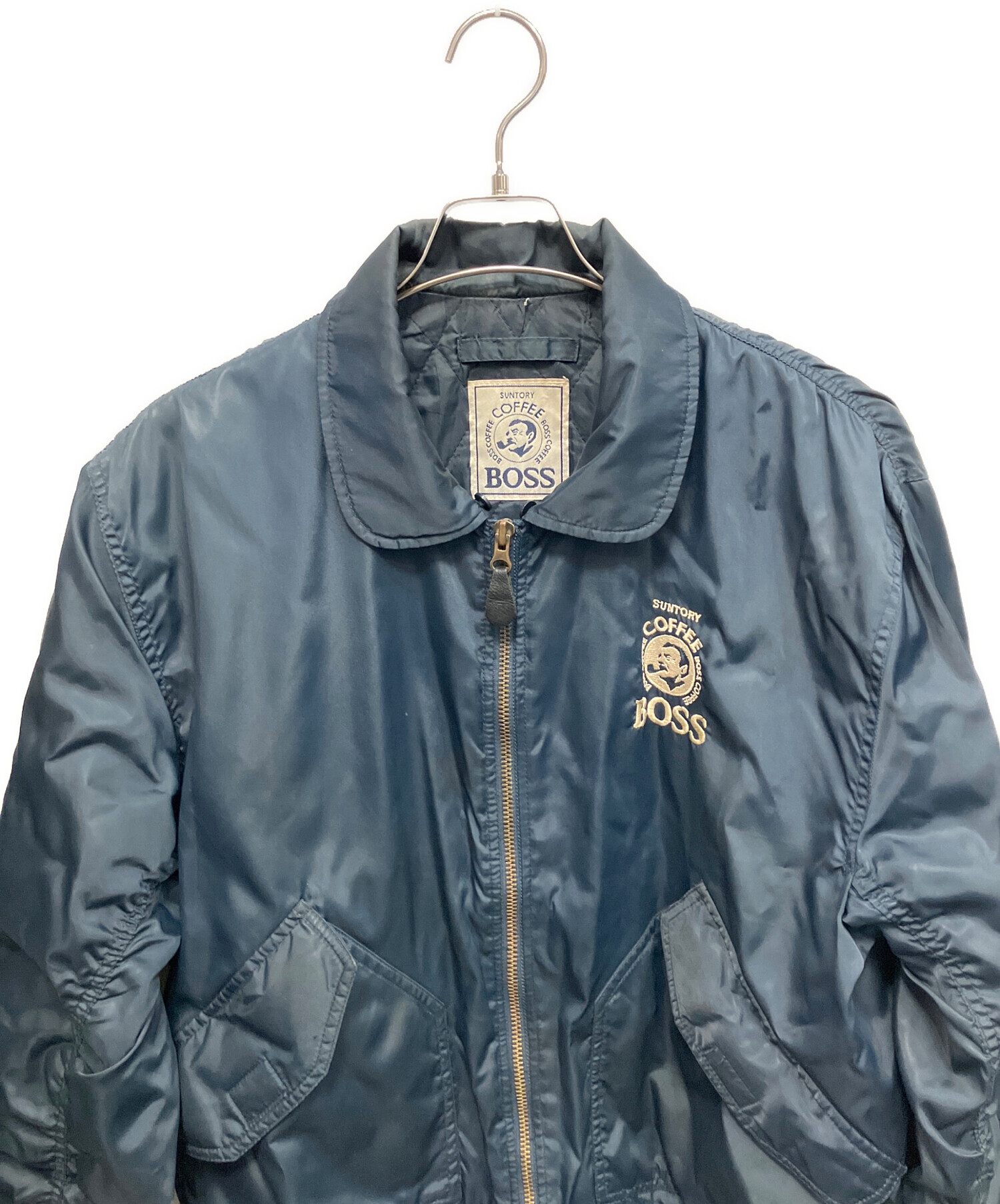 中古・古着通販】BOSS (ボス) ボスジャン MA-1ジャケット ネイビー