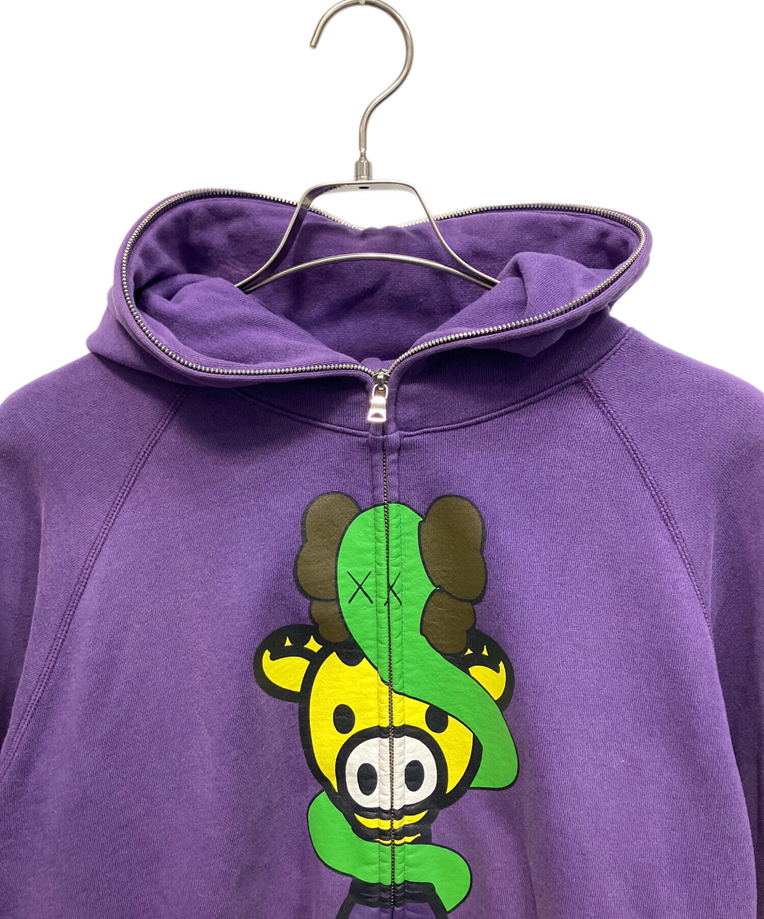 BABY MILO マルチカラーパーカー L 中古・古着通販】BABY MiLO (ベビーマイロ) ジップパーカー グリーン