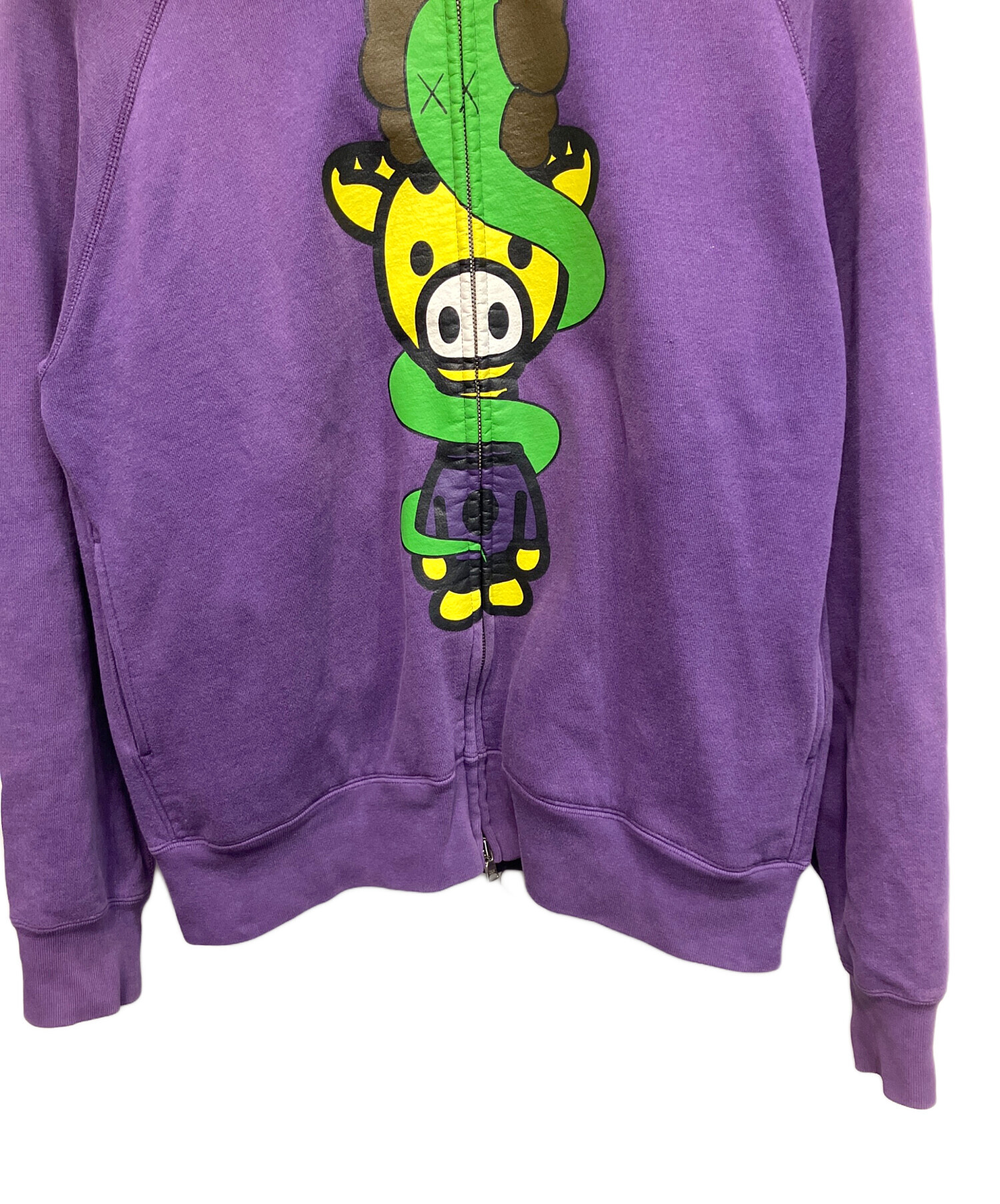 中古・古着通販】BABY MiLO (ベビーマイロ) ジップパーカー パープル