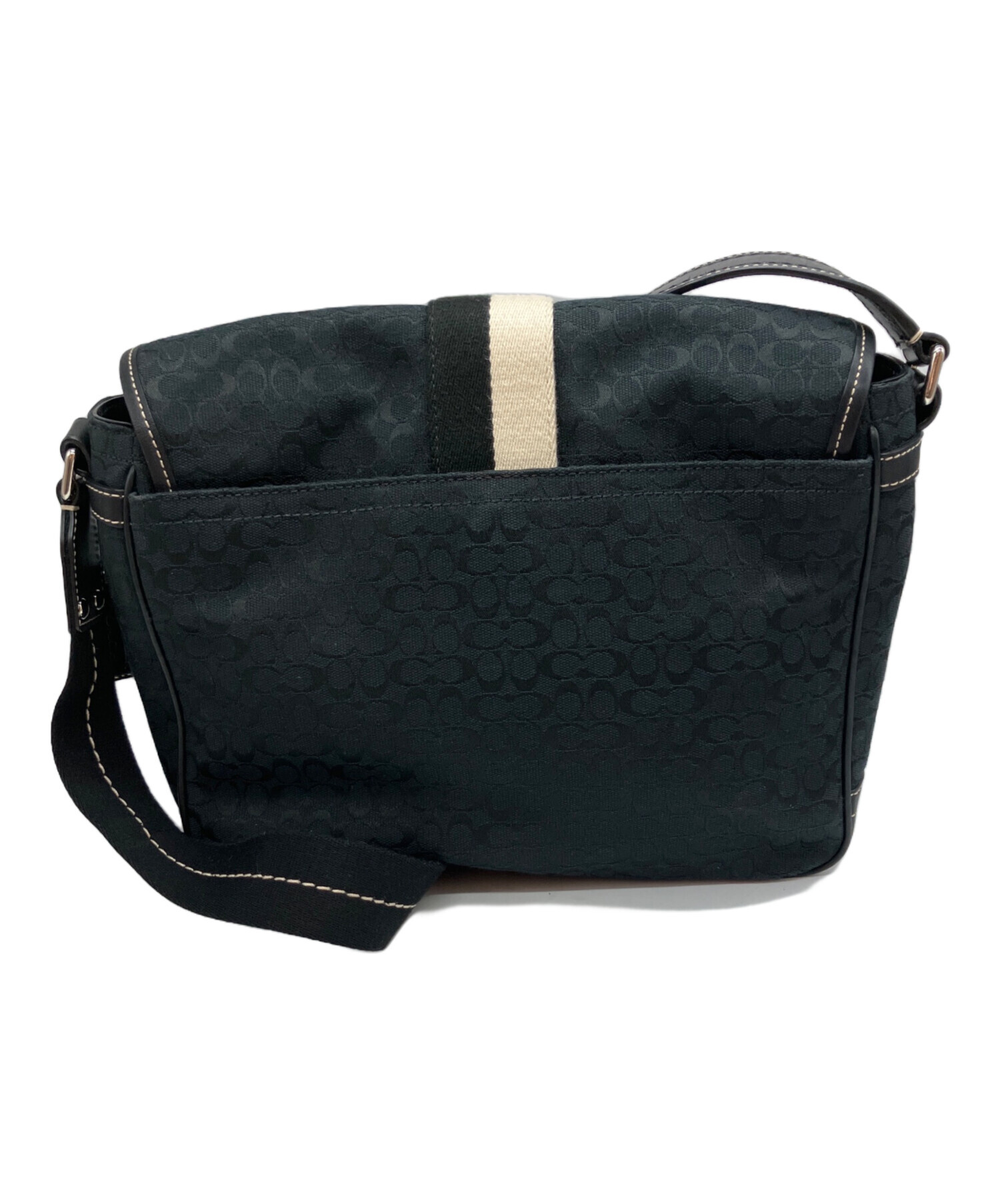 COACH コーチ ショルダーバッグ 中古 中古・古着通販】COACH (コーチ) ショルダーバッグ ブラック｜ブランド
