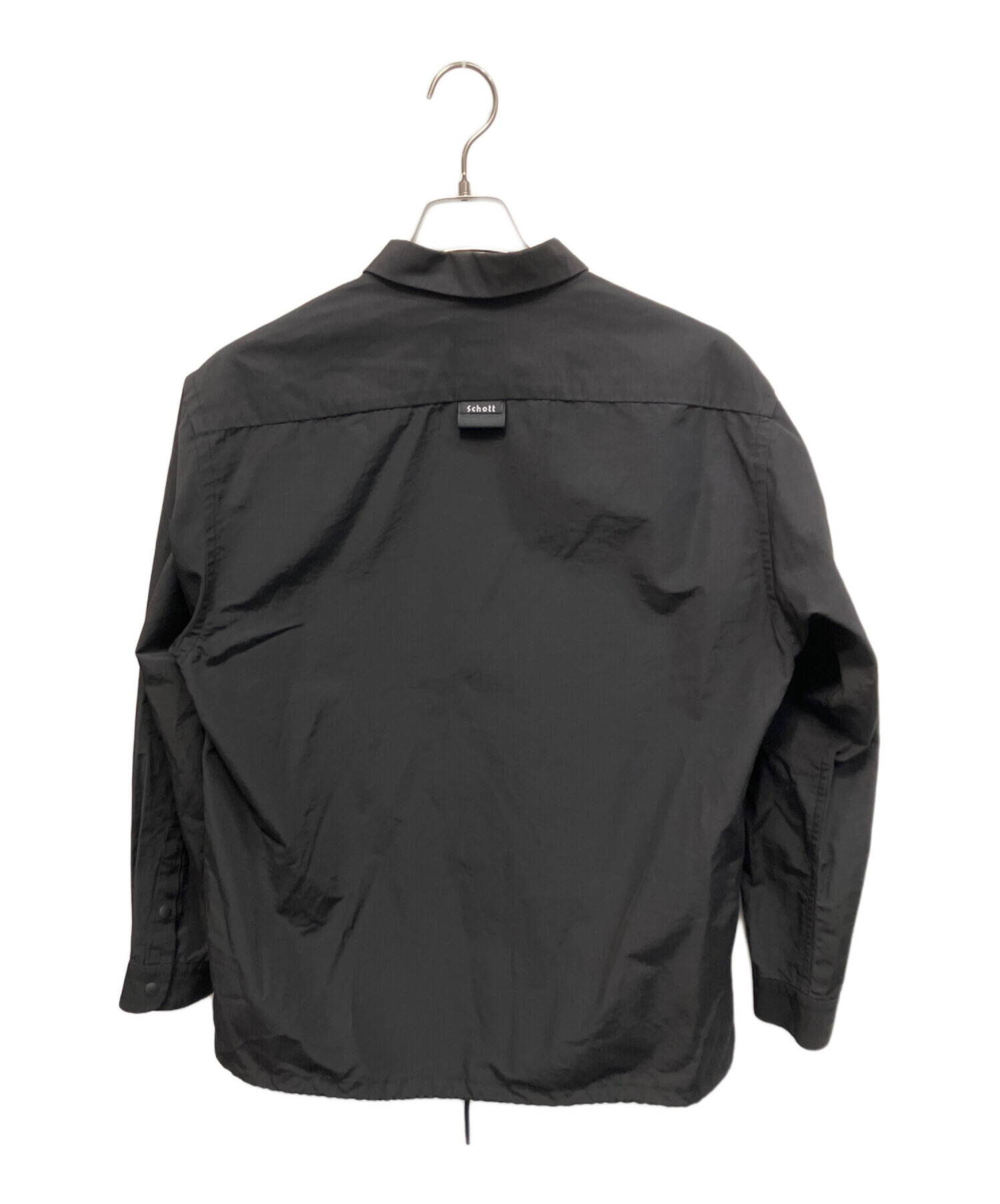 中古・古着通販】Schott (ショット) コーチジャケット ブラック サイズ 