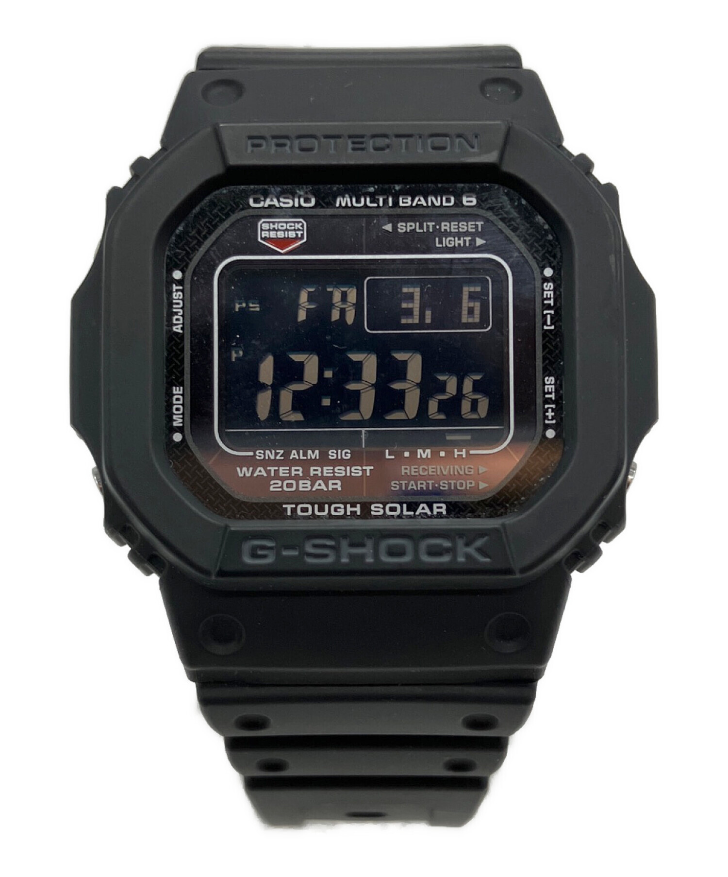 中古・古着通販】CASIO (カシオ) ソーラー充電 デジタルウォッチ 