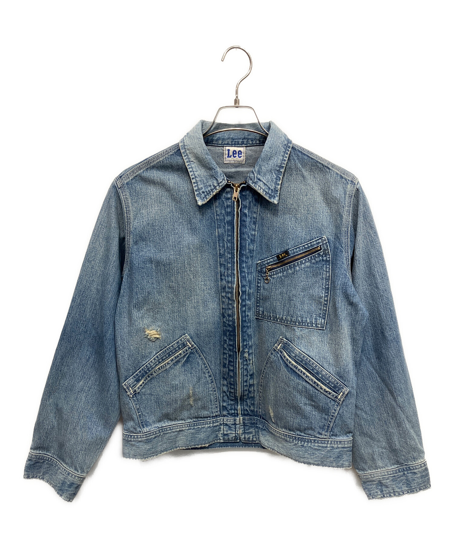 中古・古着通販】LEE (リー) 91B ZIP-UPブルゾン ブルー サイズ:M