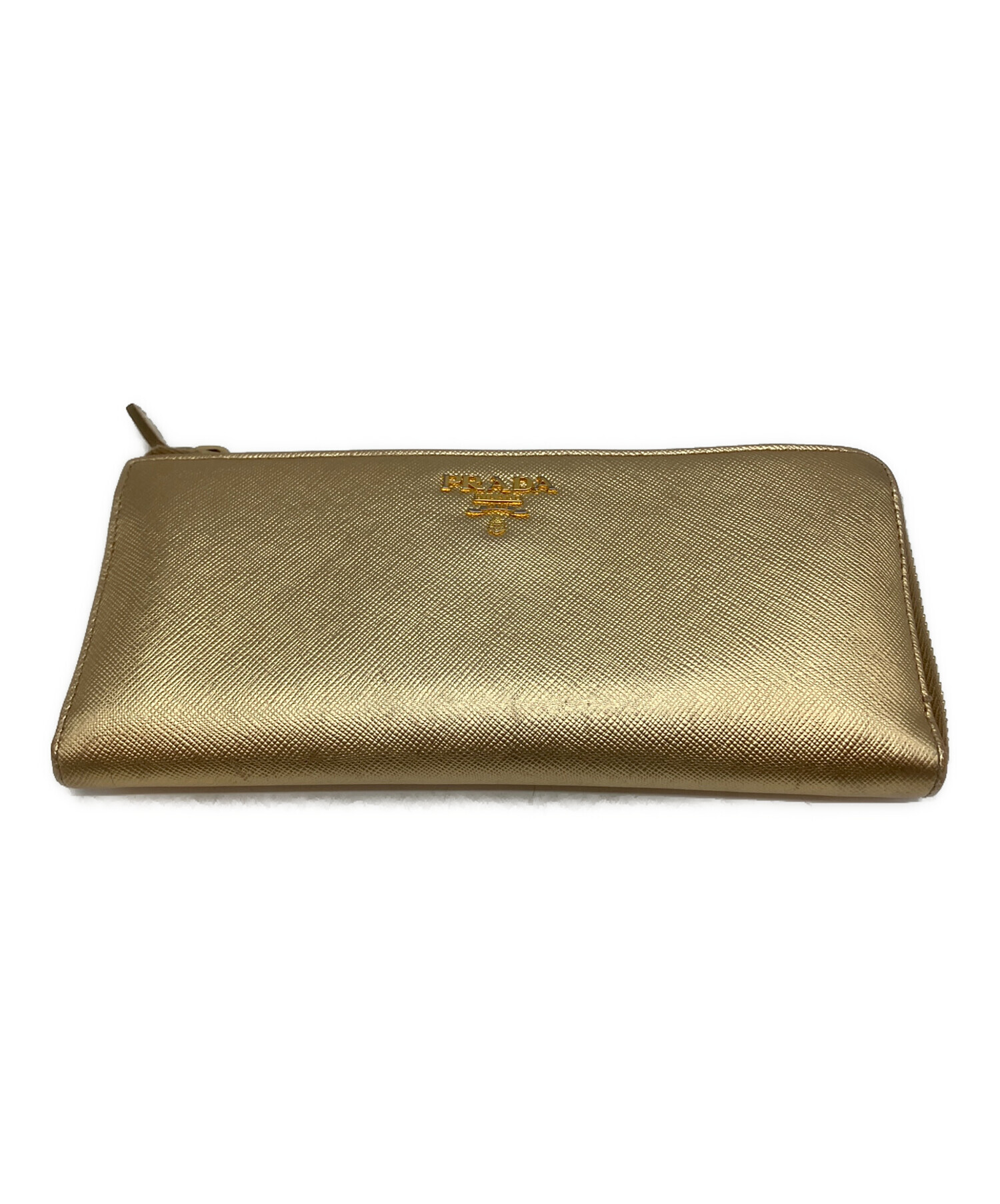 中古・古着通販】PRADA (プラダ) 長財布 ゴールド｜ブランド・古着通販