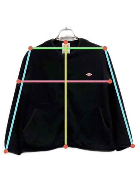 中古・古着通販】DANTON (ダントン) ノーカラージャケット フリース