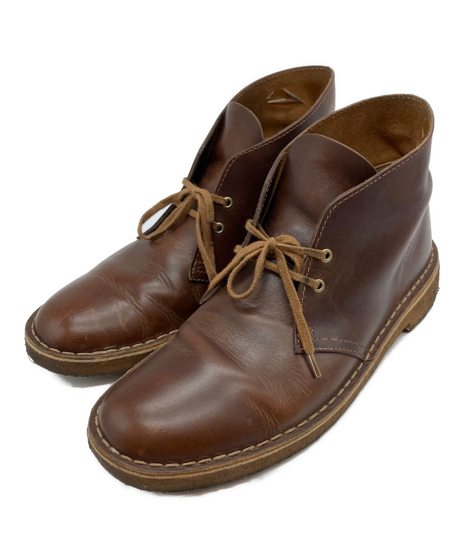 中古・古着通販】CLARKS (クラークス) デザートブーツ ブラウン サイズ