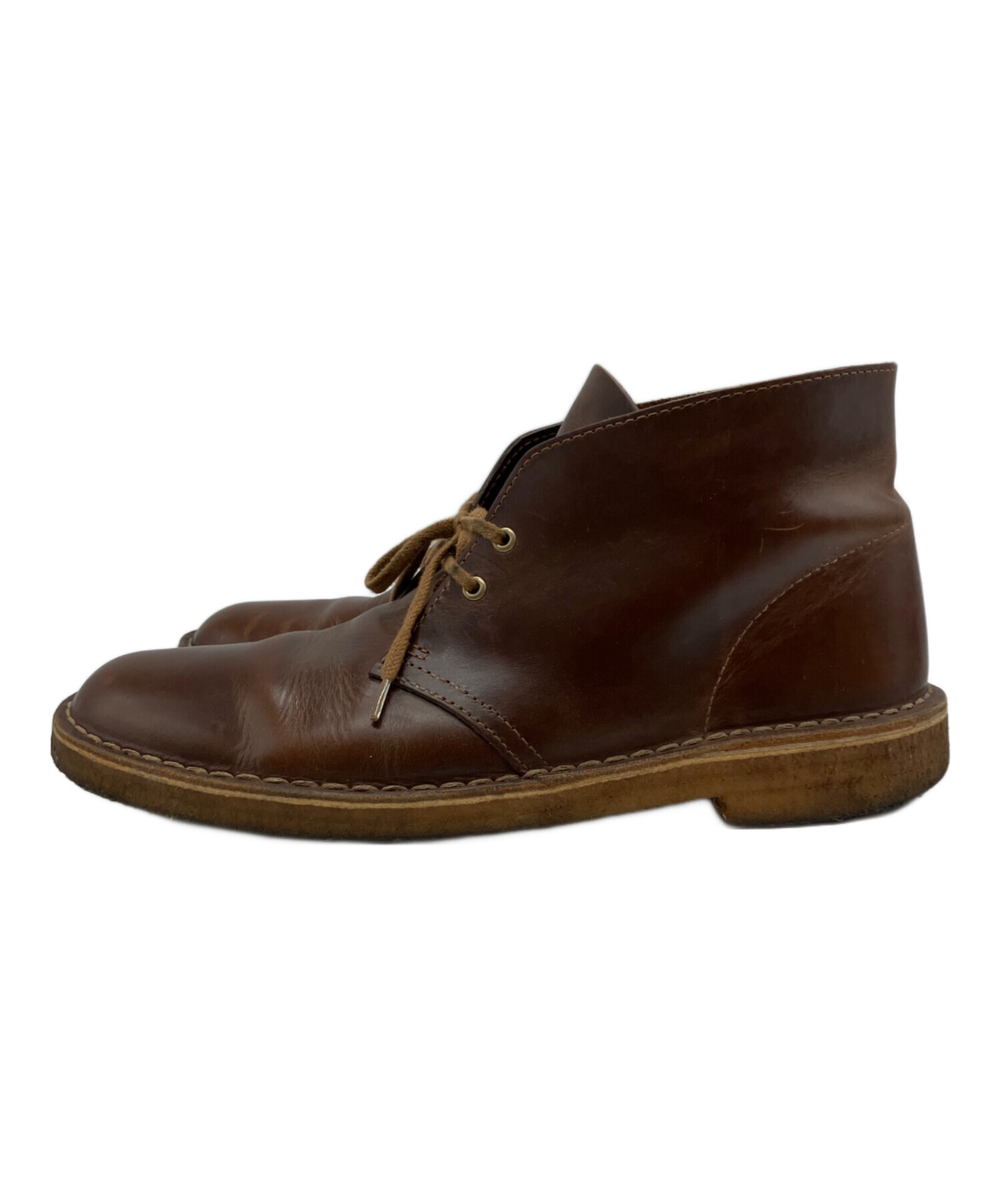 中古・古着通販】CLARKS (クラークス) デザートブーツ ブラウン サイズ