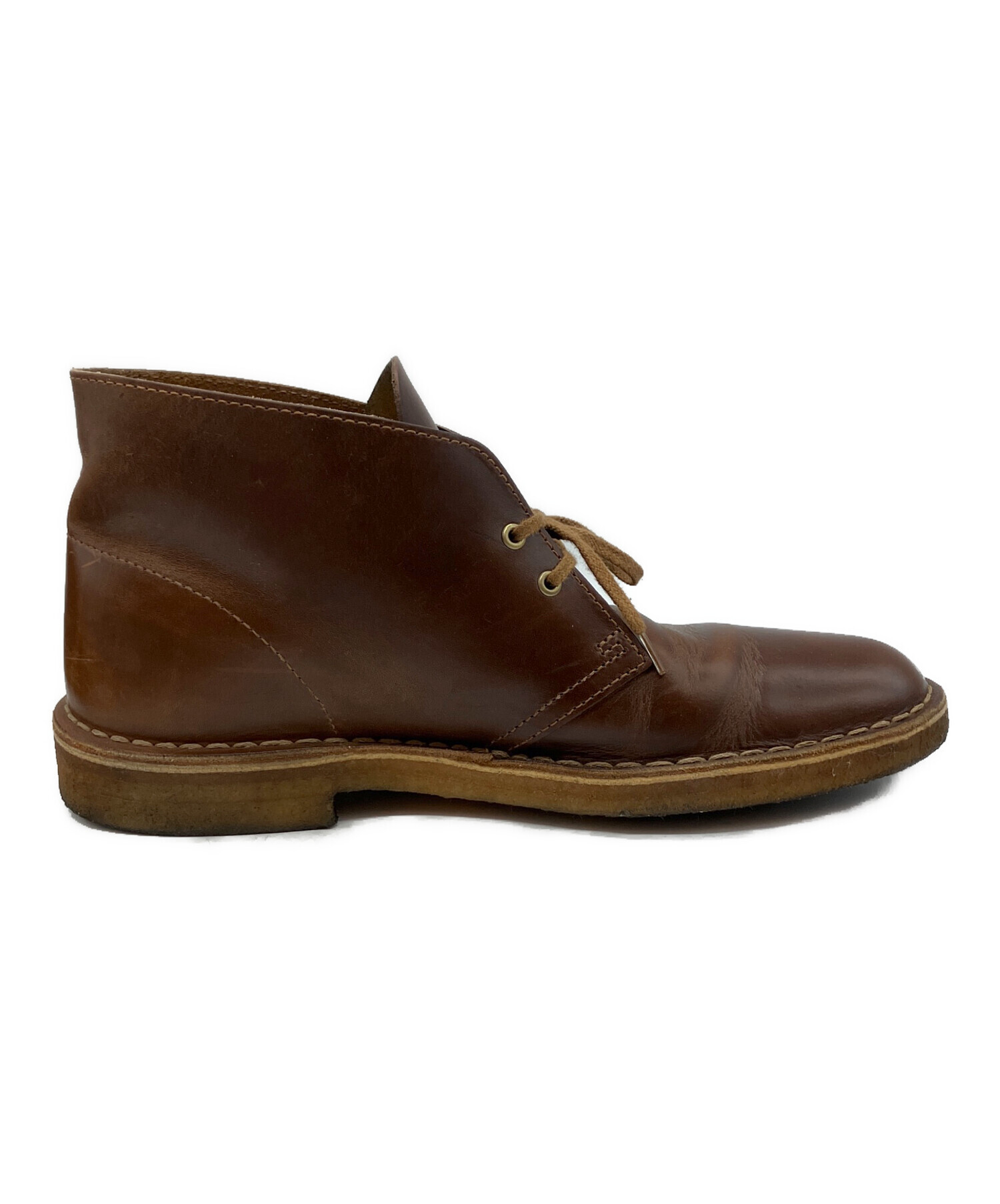 中古・古着通販】CLARKS (クラークス) デザートブーツ ブラウン サイズ