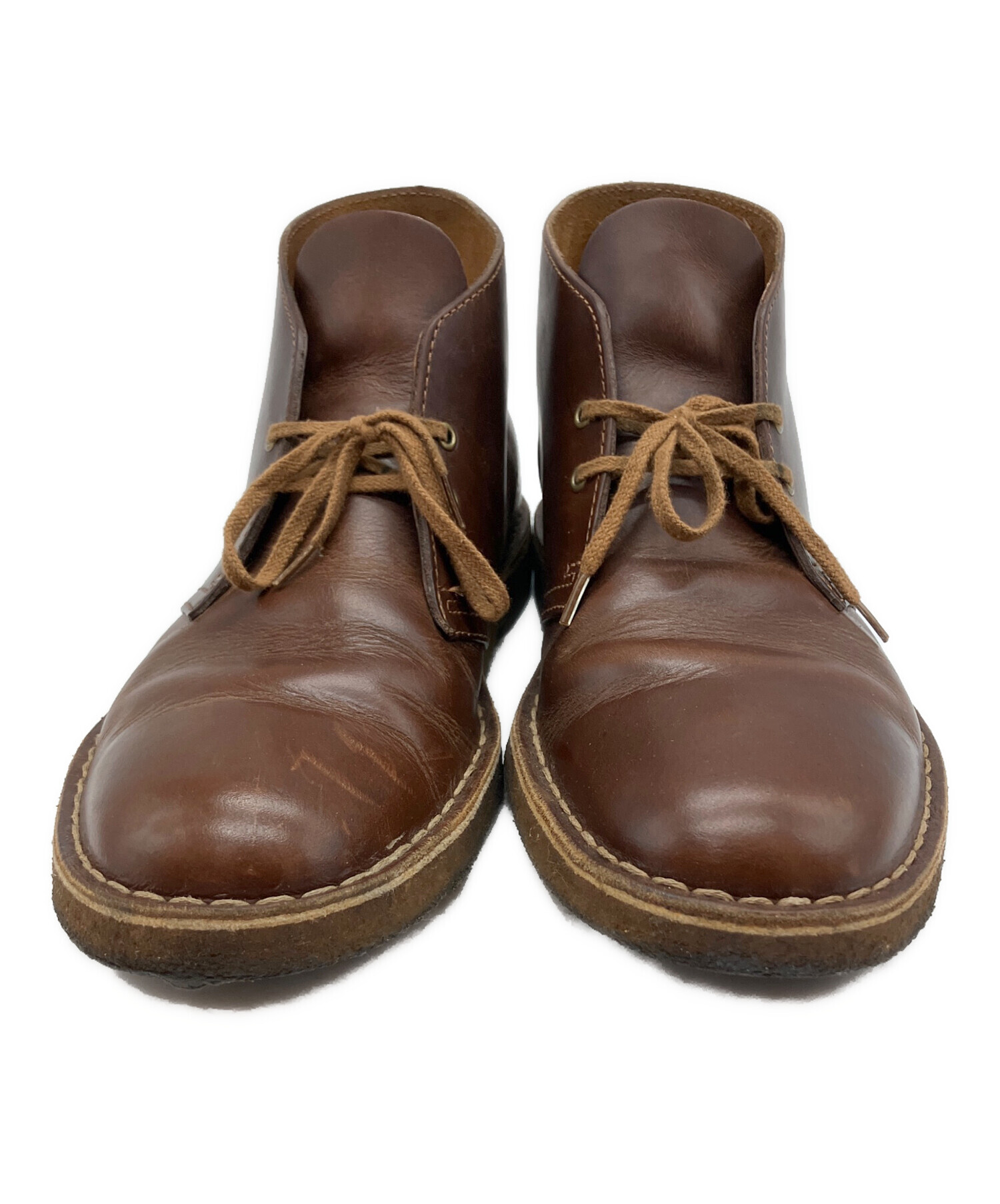 中古・古着通販】CLARKS (クラークス) デザートブーツ ブラウン サイズ