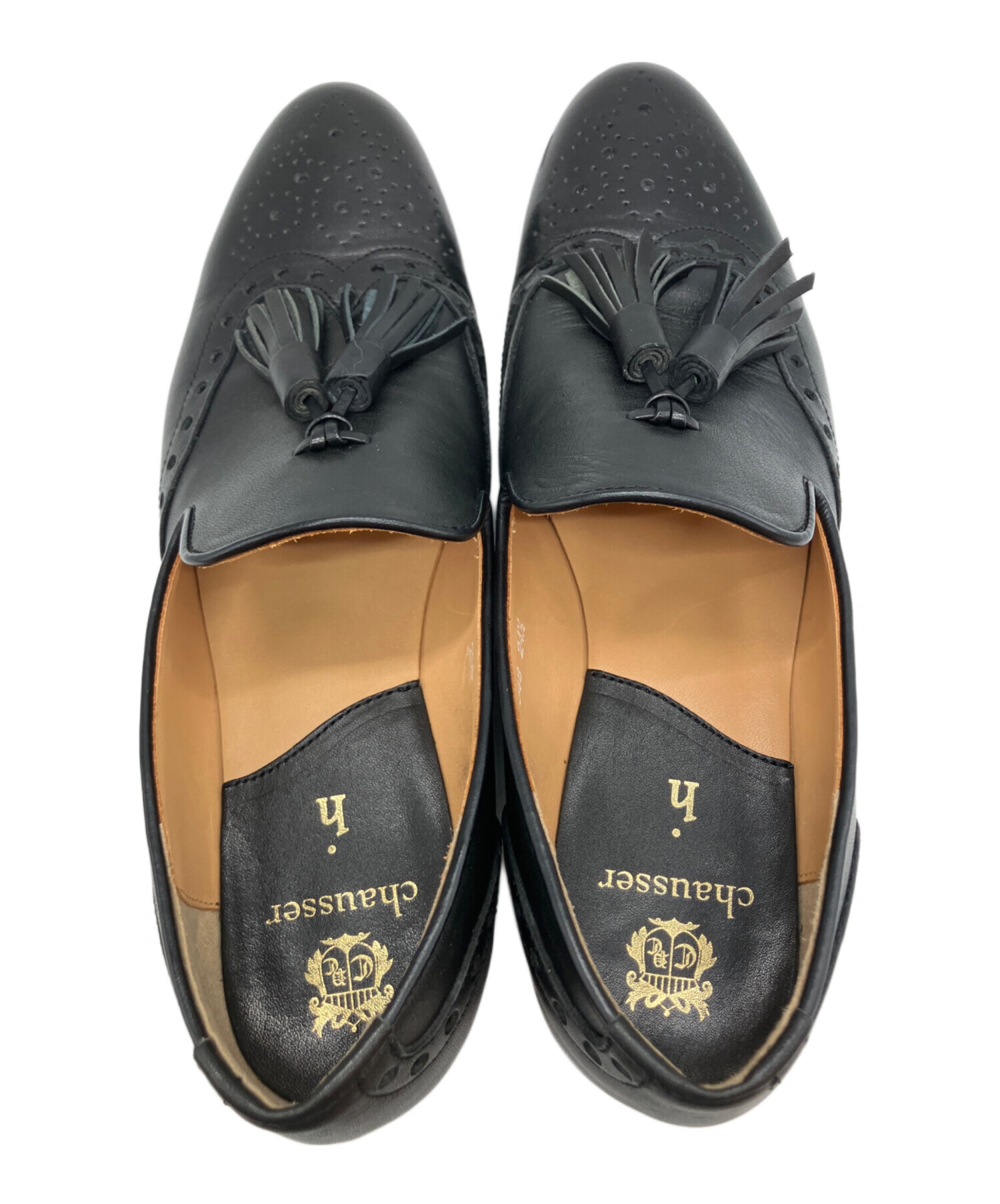 中古・古着通販】chausser (ショセ) ウィングタッセルローファー 