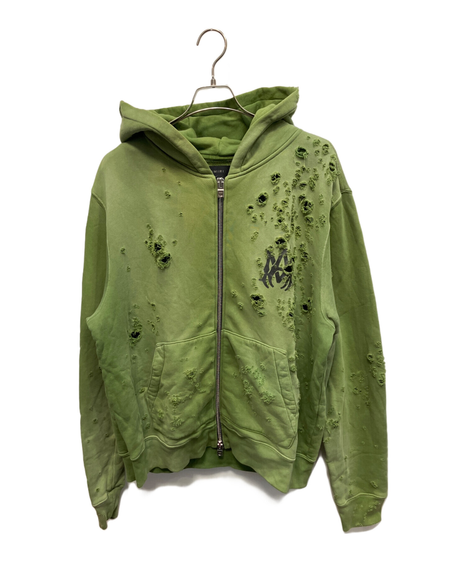 中古・古着通販】AMIRI (アミリ) MAロゴショットガンダメージ