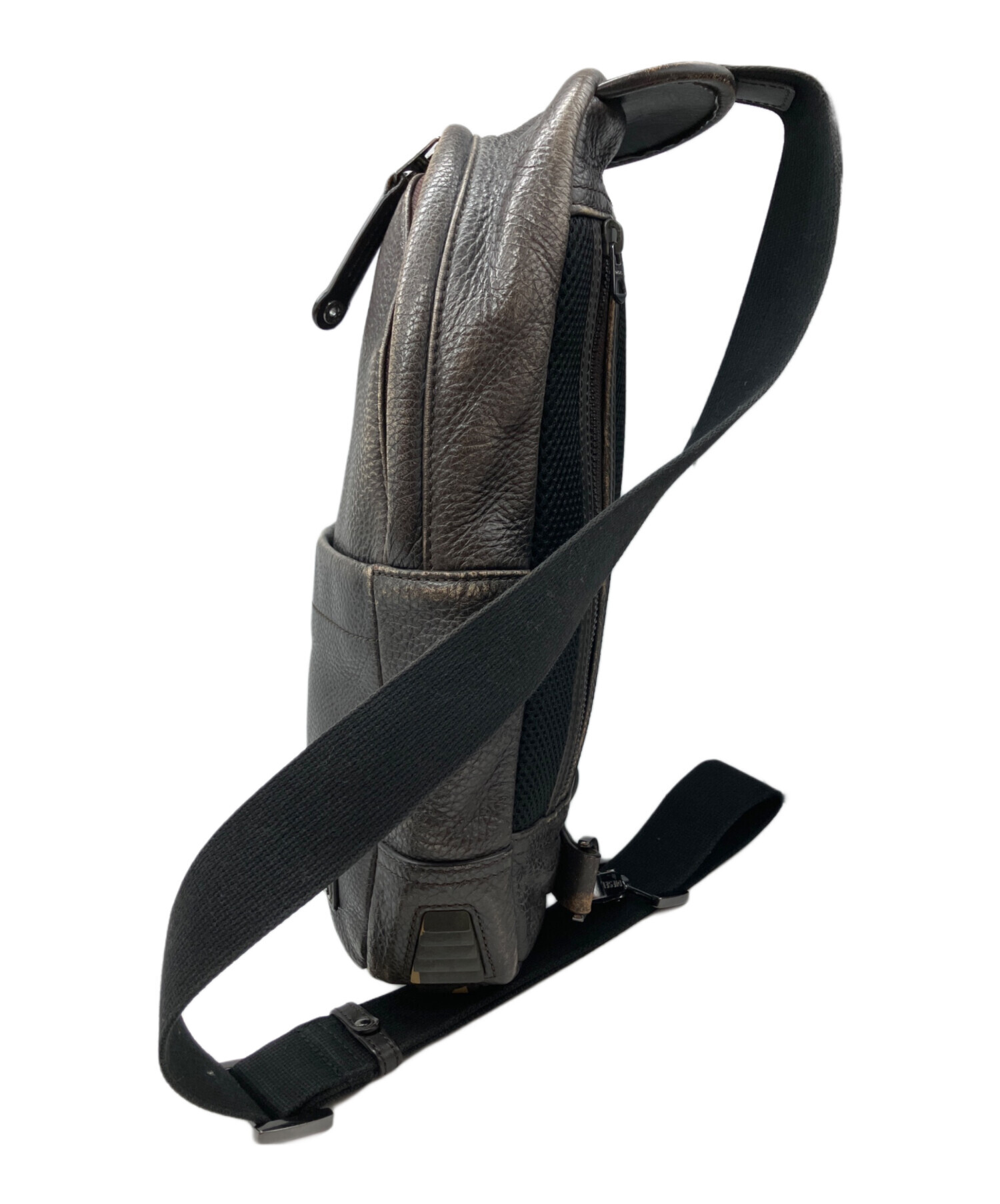 中古・古着通販】DIESEL (ディーゼル) ワンショルダーバッグ ブラウン 