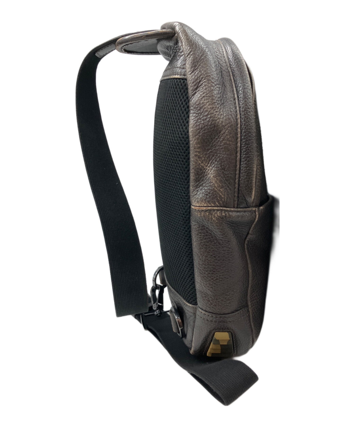 中古・古着通販】DIESEL (ディーゼル) ワンショルダーバッグ ブラウン 