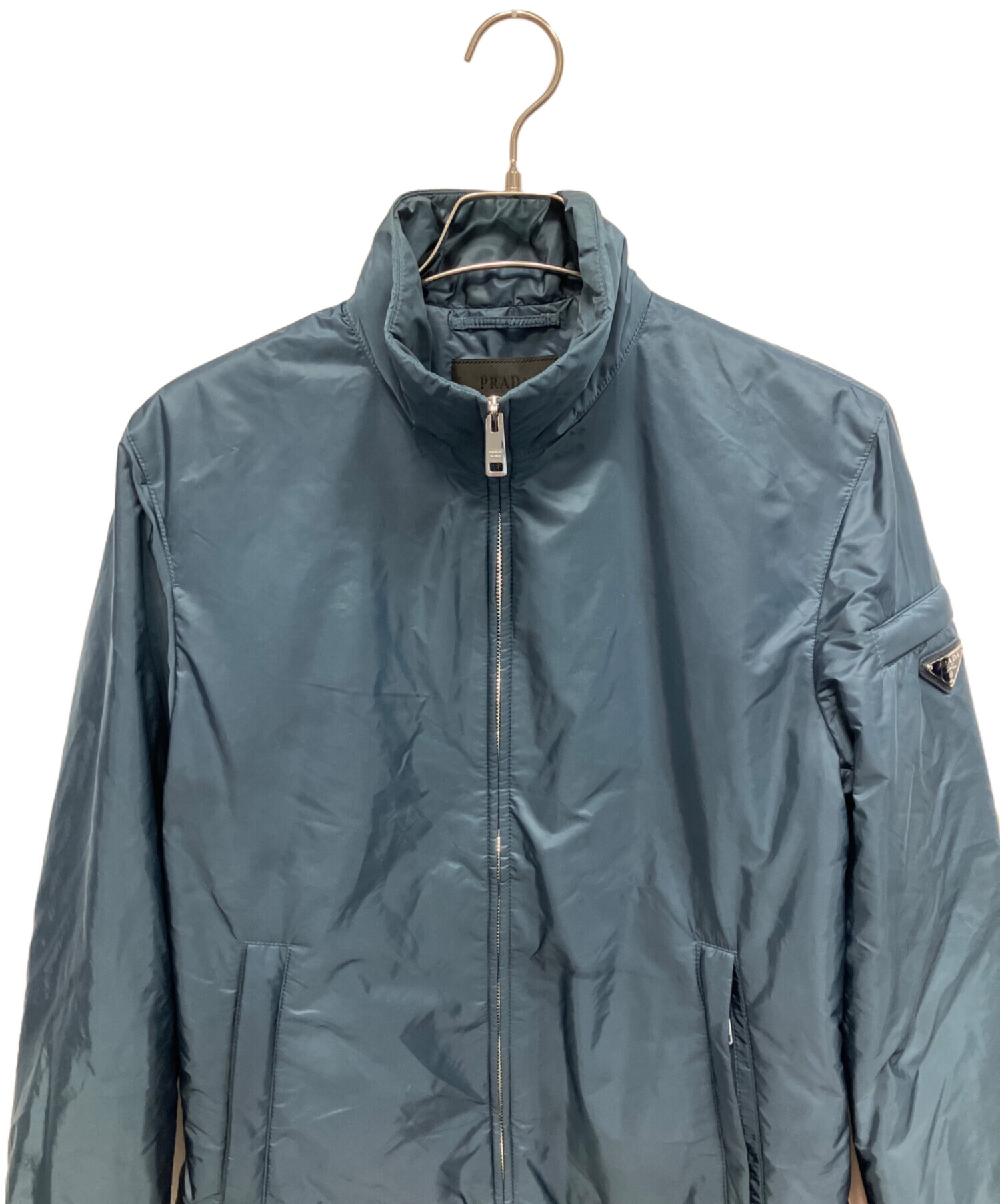 中古・古着通販】PRADA (プラダ) トライアングルプレートブルゾン