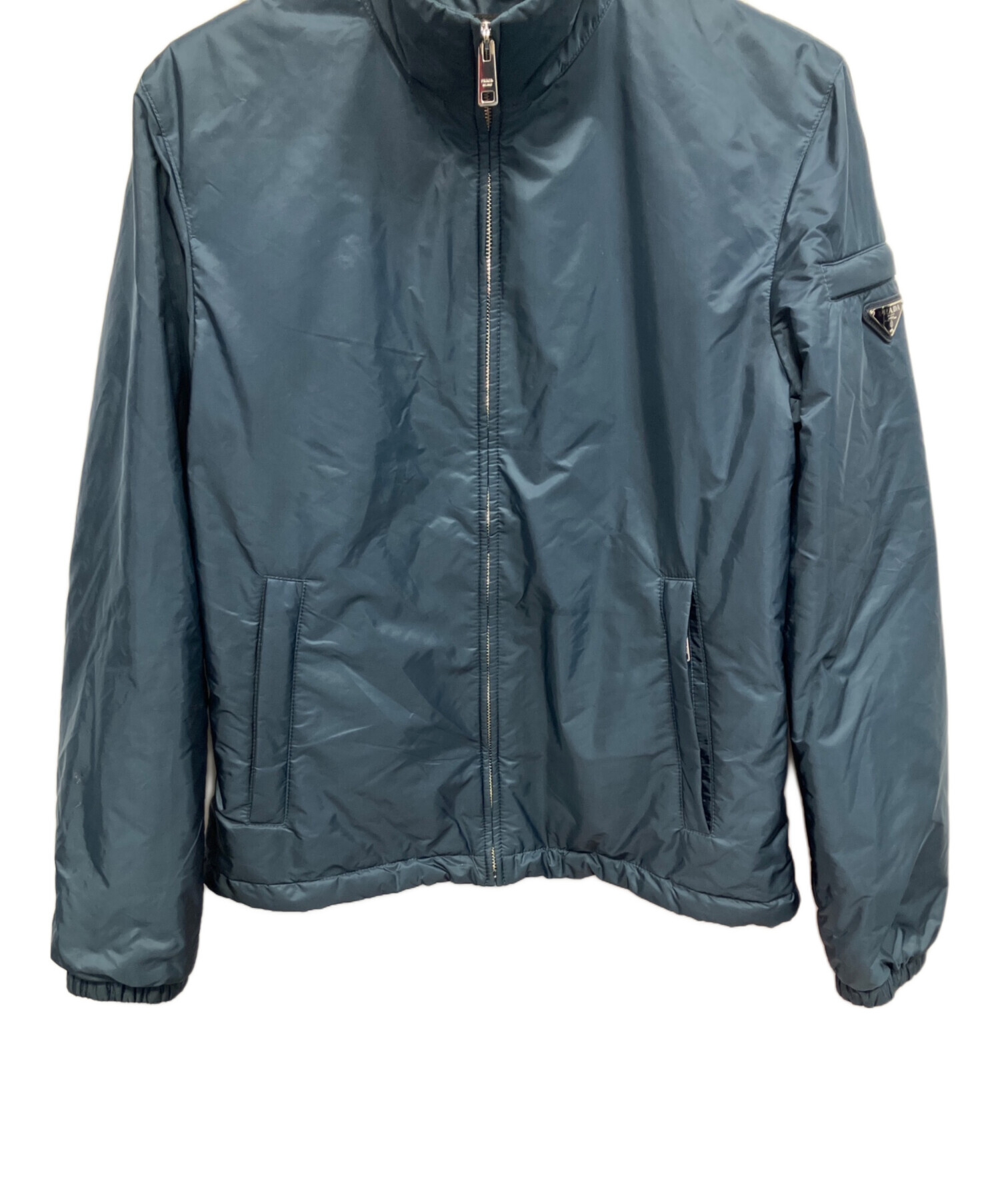 中古・古着通販】PRADA (プラダ) トライアングルプレートブルゾン