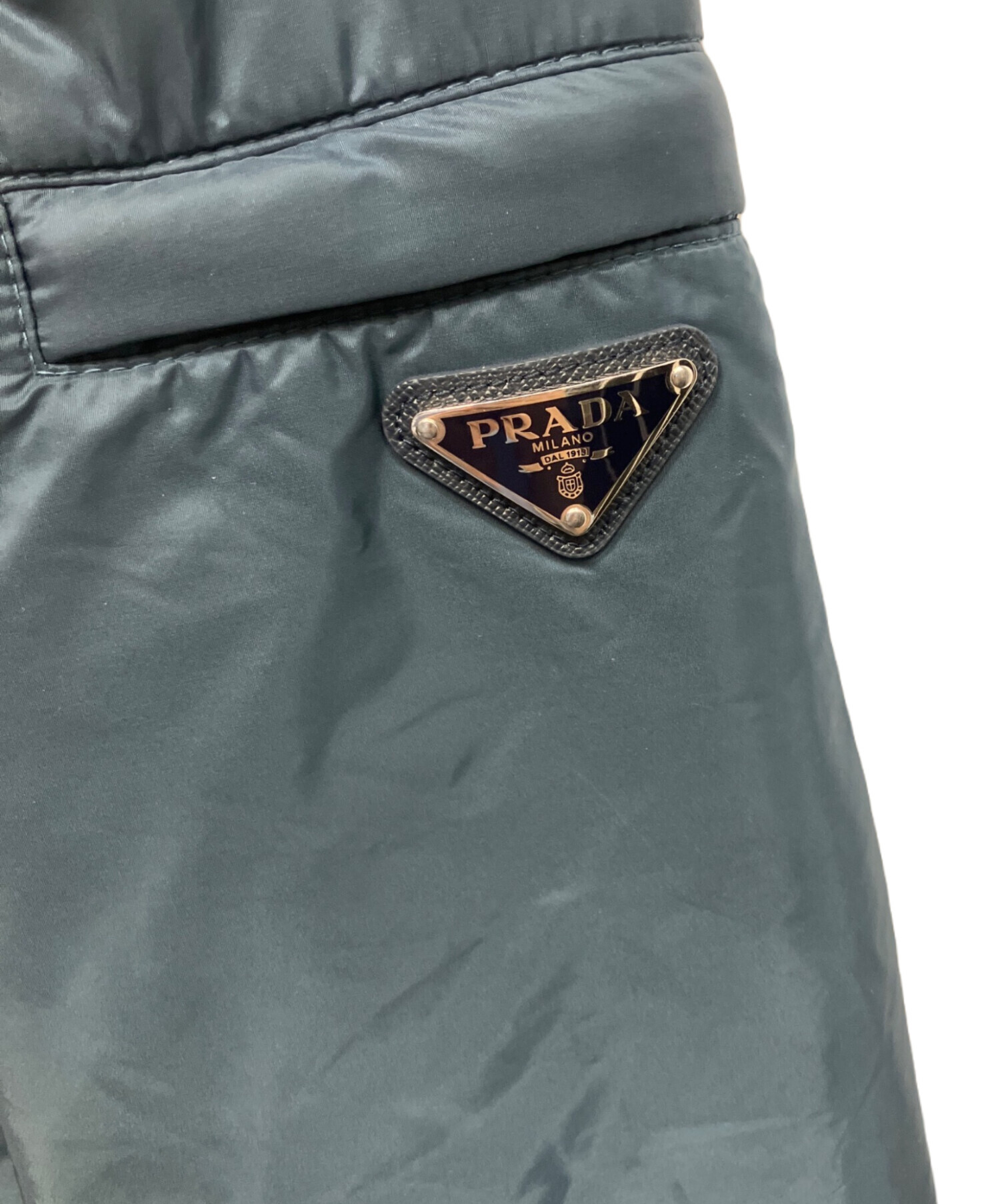 中古・古着通販】PRADA (プラダ) トライアングルプレートブルゾン