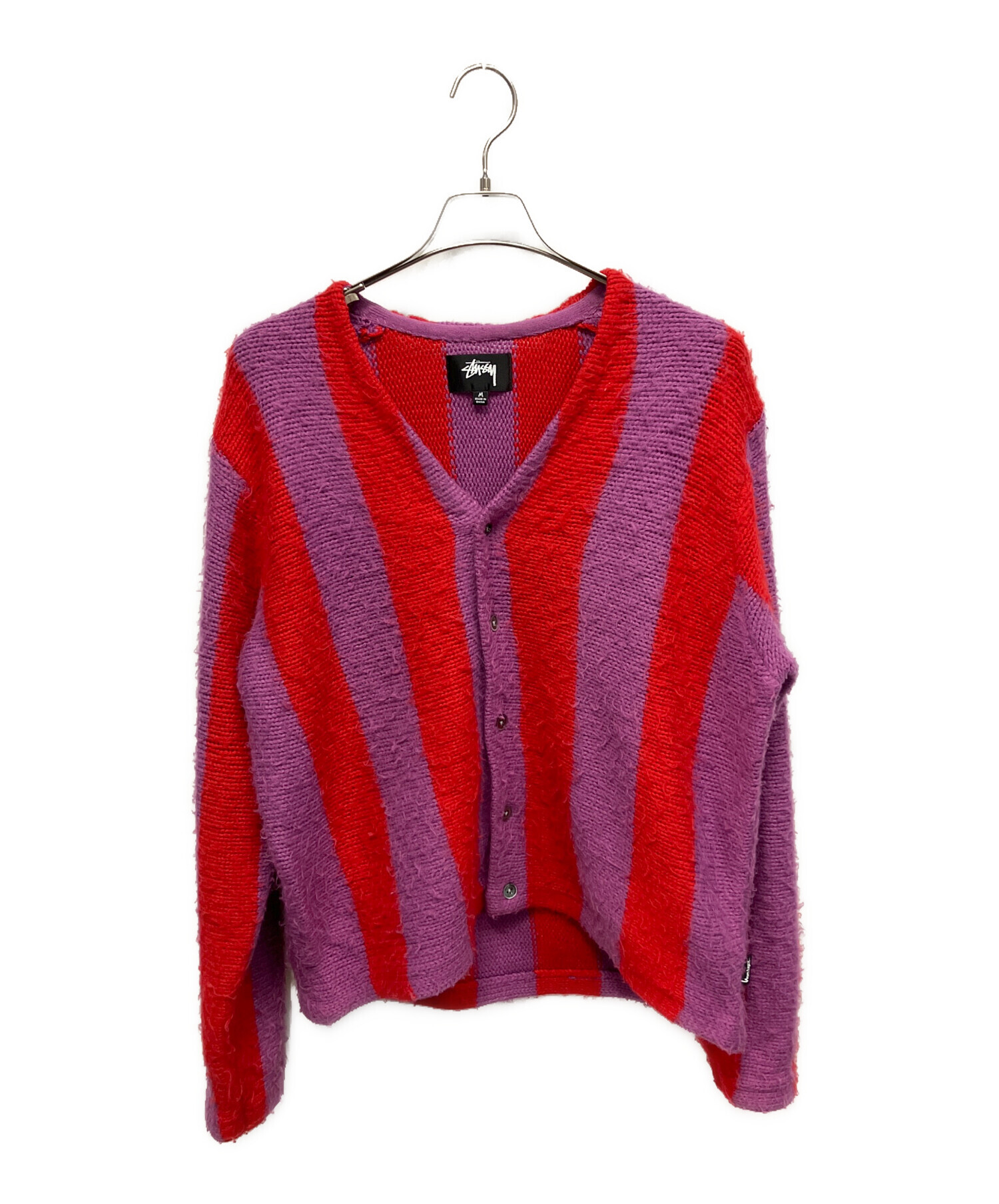 中古・古着通販】stussy (ステューシー) STRIPE BRUSHED 厚手 