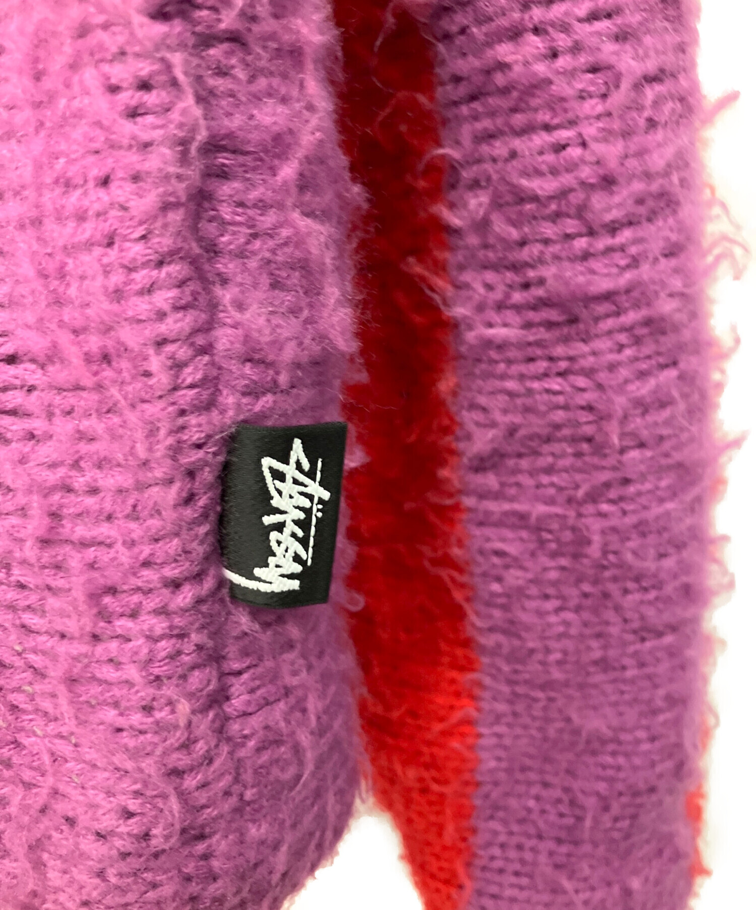 中古・古着通販】stussy (ステューシー) STRIPE BRUSHED 厚手 