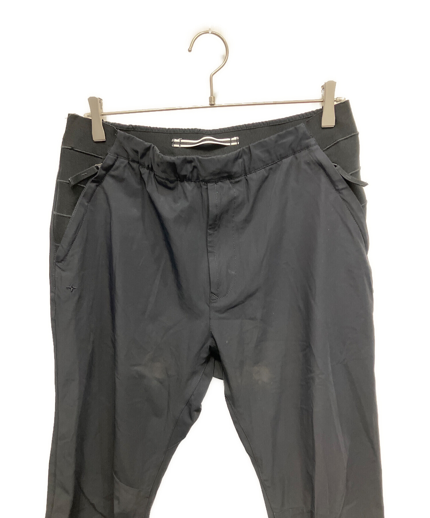 STONE  ブラック ワークパンツ W32 中古・古着通販】STONE ISLAND (ストーンアイランド) パンツ ブラック