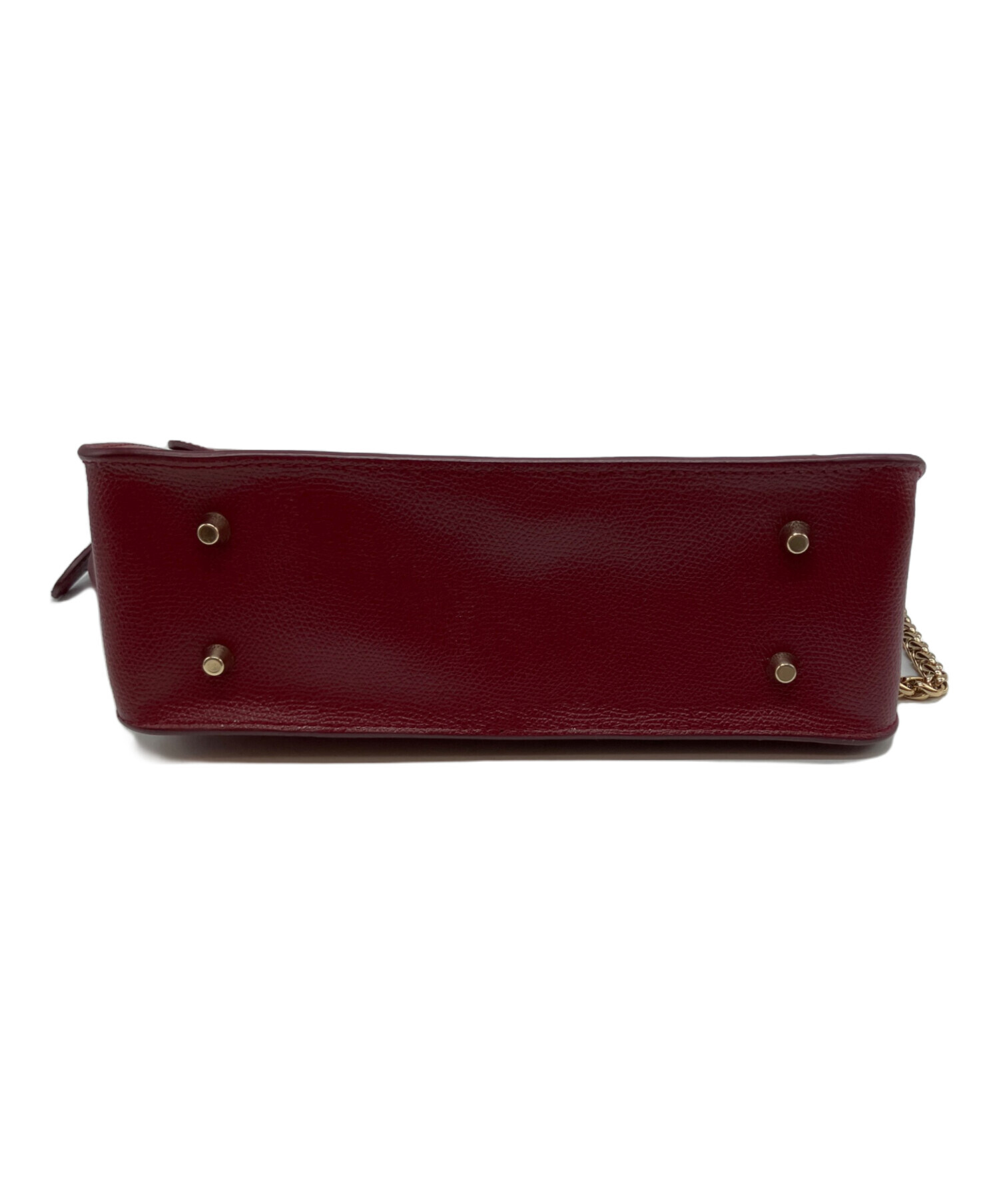 【9/1までお取り置き】フルラ FURLA メトロポリス 赤 中古・古着通販】FURLA (フルラ) メトロポリス2wayショルダーバッグ