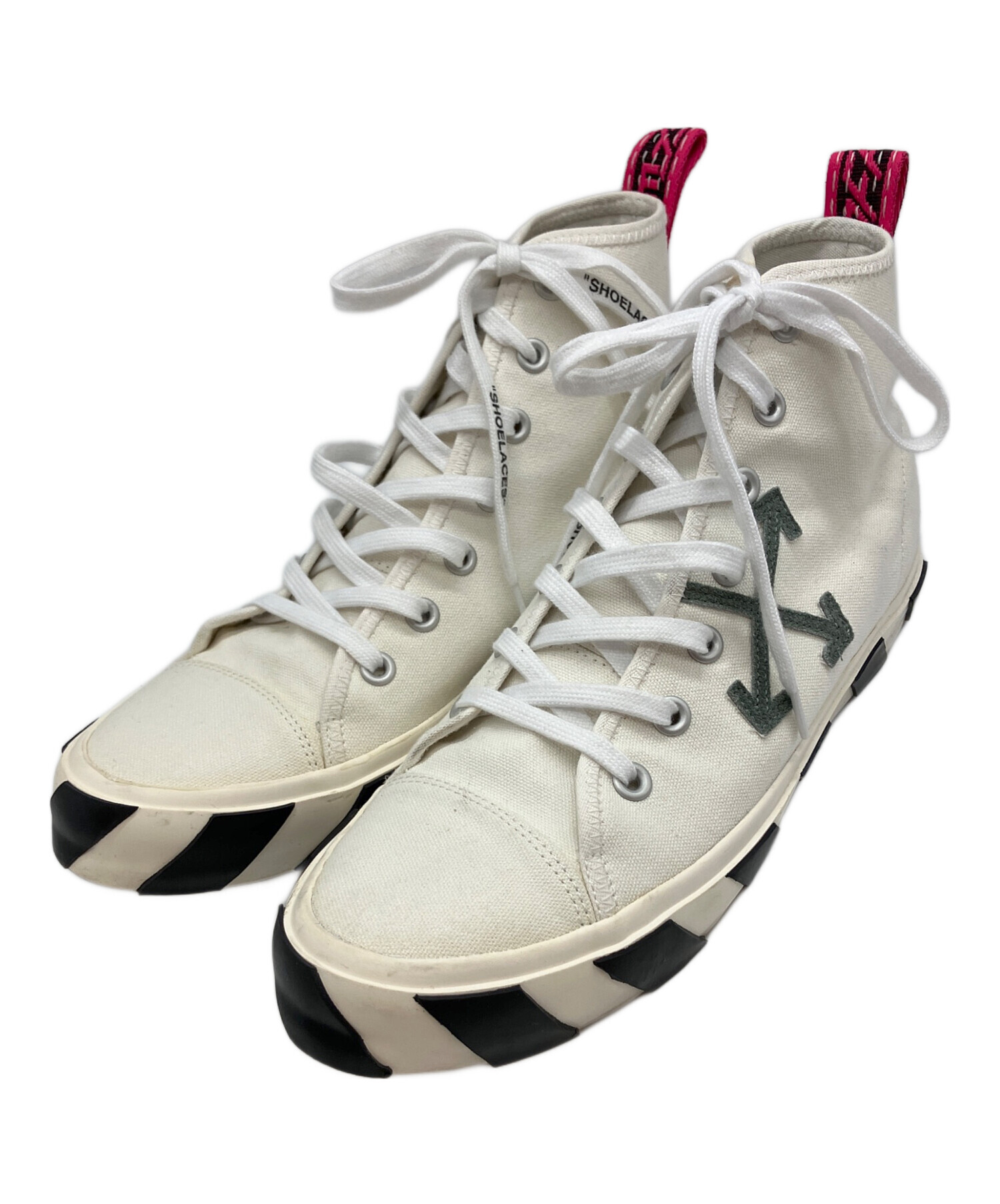 中古・古着通販】OFFWHITE (オフホワイト) キャンバススニーカー 