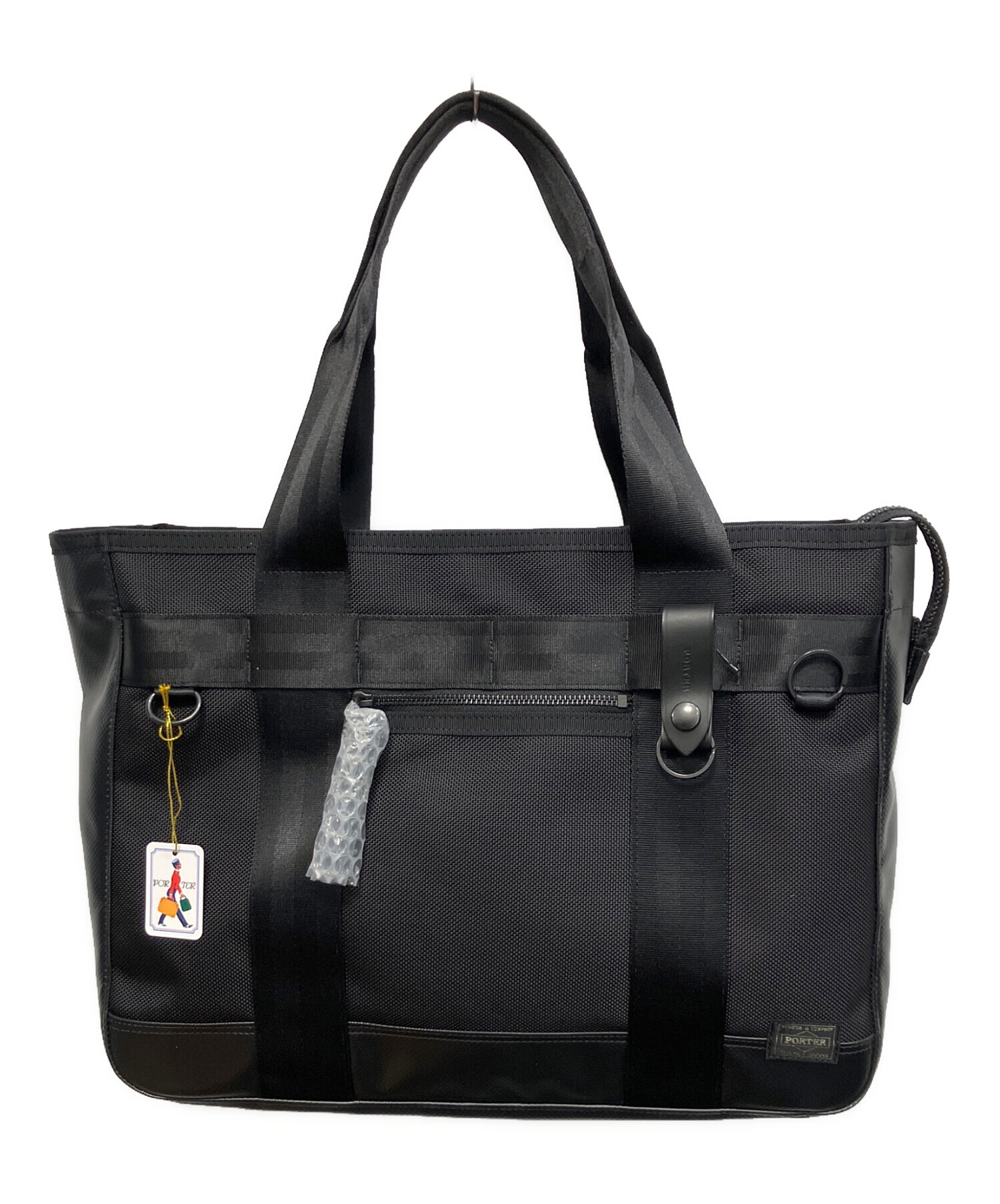 中古・古着通販】PORTER (ポーター) HEAT トートバッグ ブラック