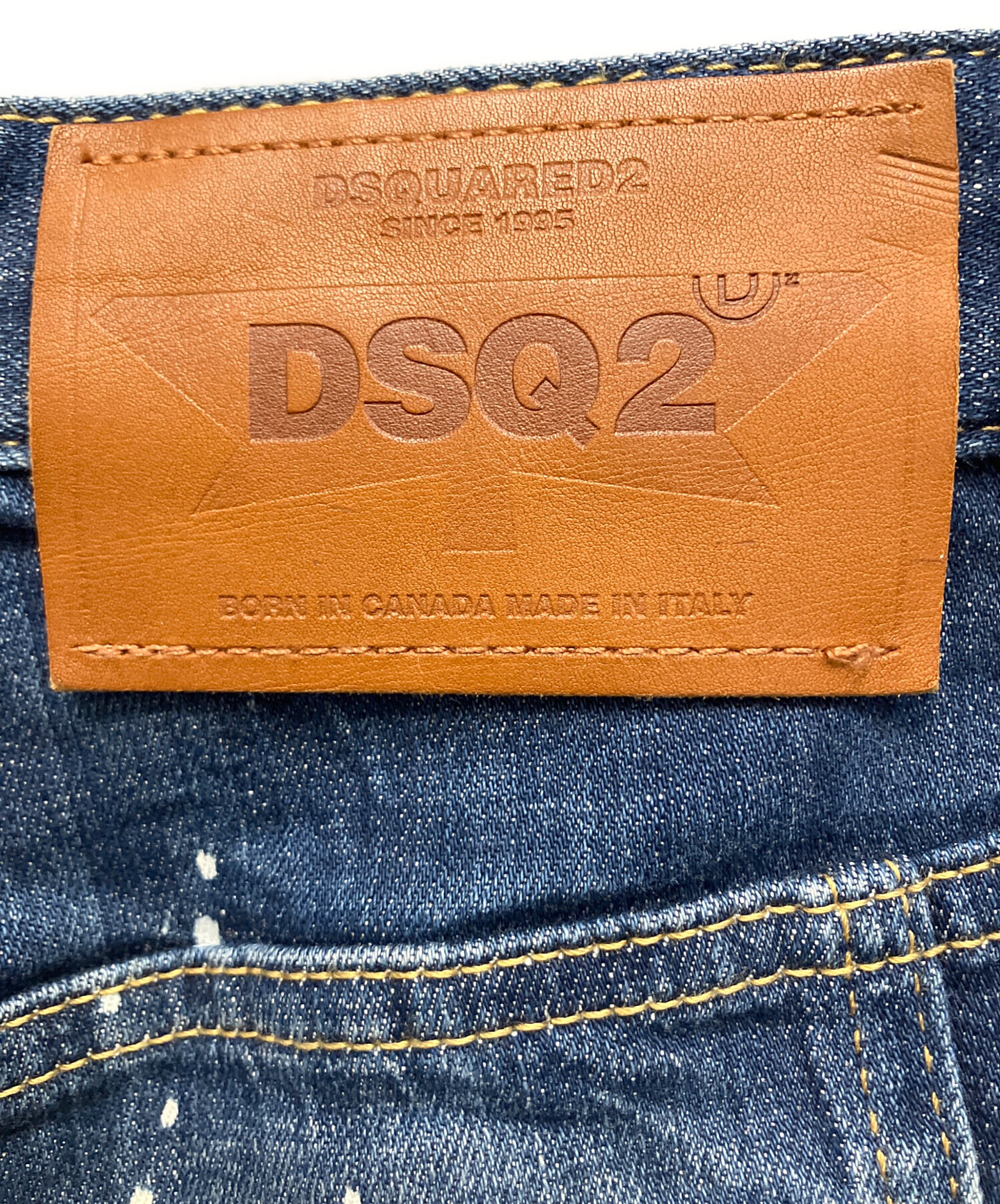 中古・古着通販】DSQUARED2 (ディースクエアード) ダメージ加工 デニム