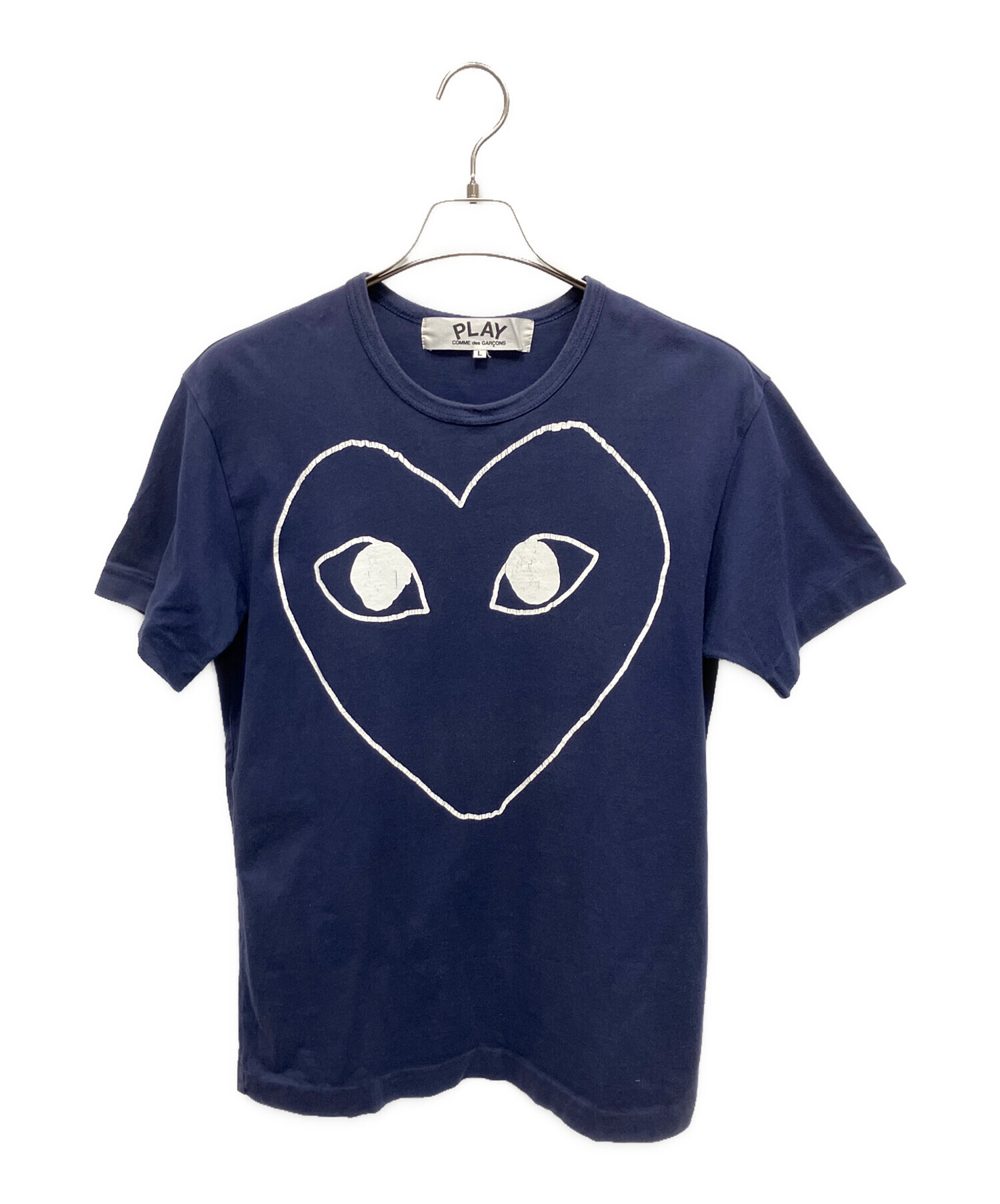 COMME des GARCONS Tシャツ・カットソー M 紺 【古着】【中古】【送料無料】 中古・古着通販】COMME des GARCONS SHIRT (コムデギャルソンシャツ