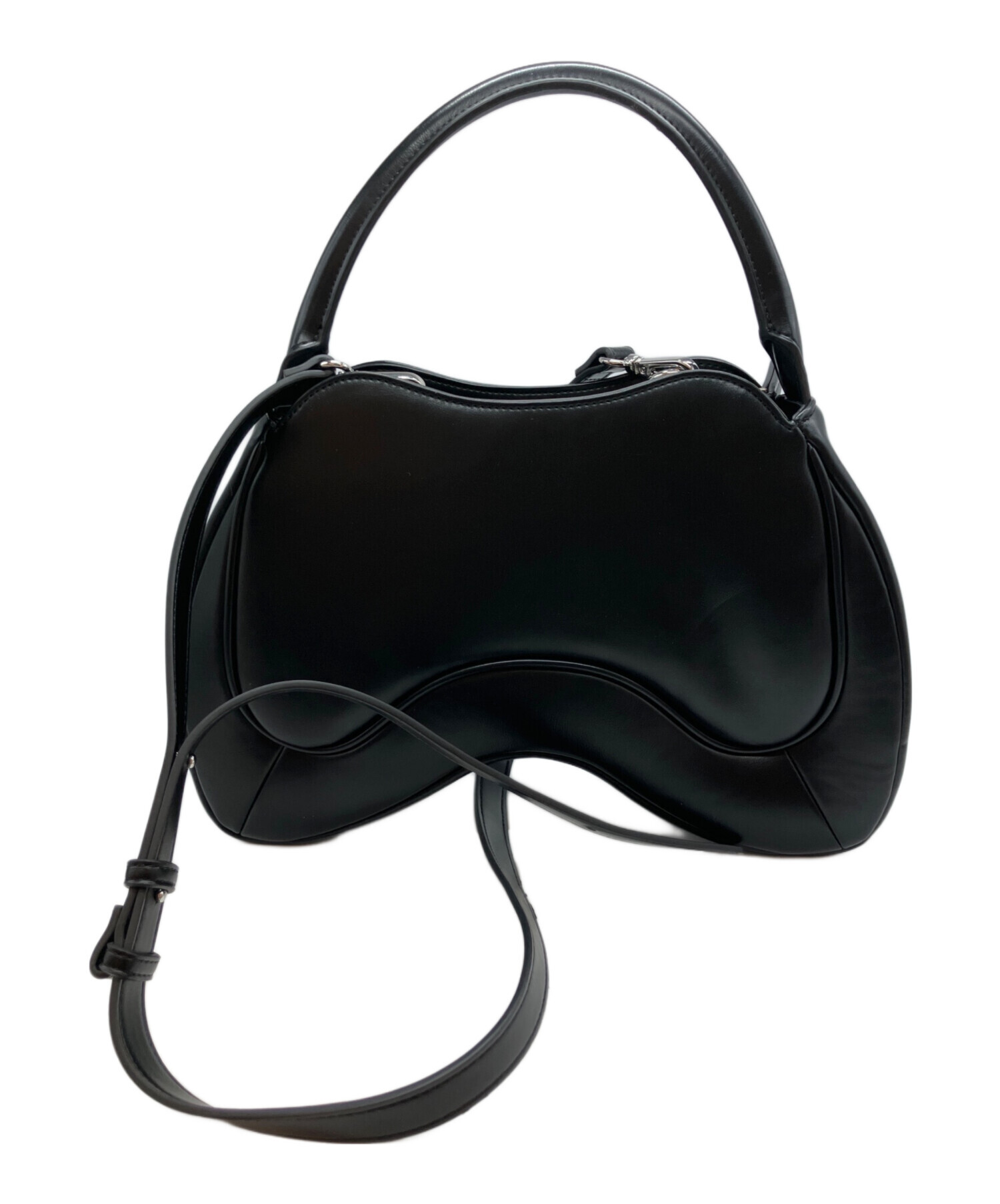 DIESEL / ディーゼル ■ 2WAYバッグ レザー ブラック ダメージ加工 バッグ / バック / BAG / 鞄 / カバン ブランド 中古 [0990011183] 中古・古着通販】DIESEL (ディーゼル) PLAY SHOULDER BAG 2WAYバッグ