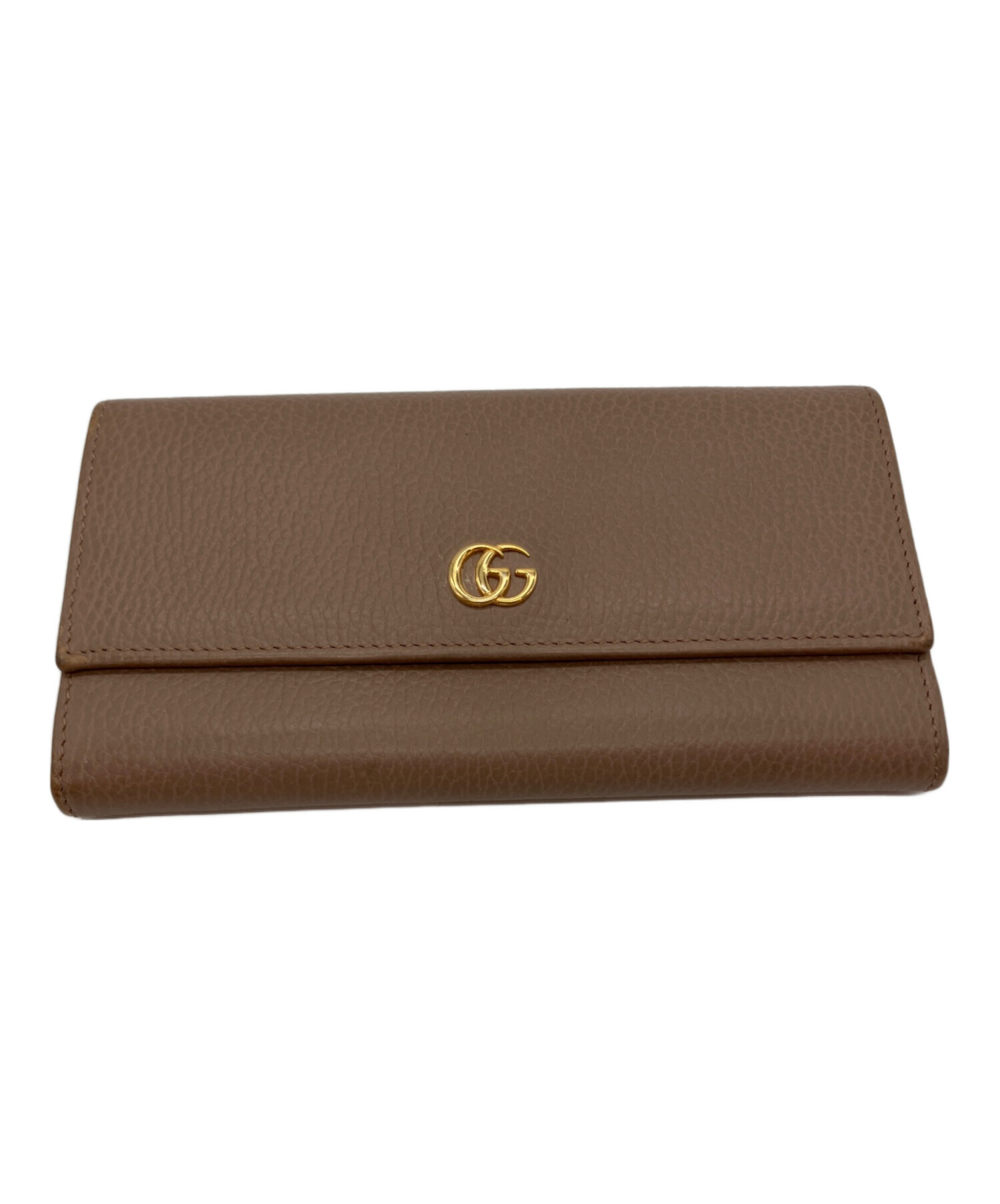 中古・古着通販】GUCCI (グッチ) GGマーモント 525040 長財布 ブラウン