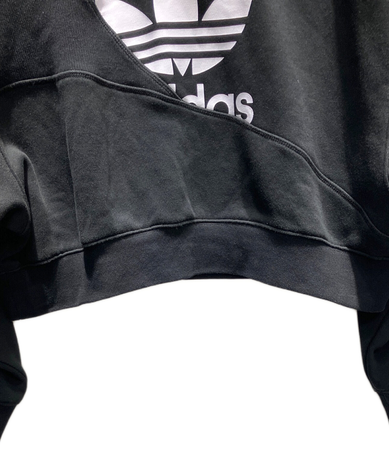 中古・古着通販】adidas (アディダス) スウェット ブラック サイズ:2XS