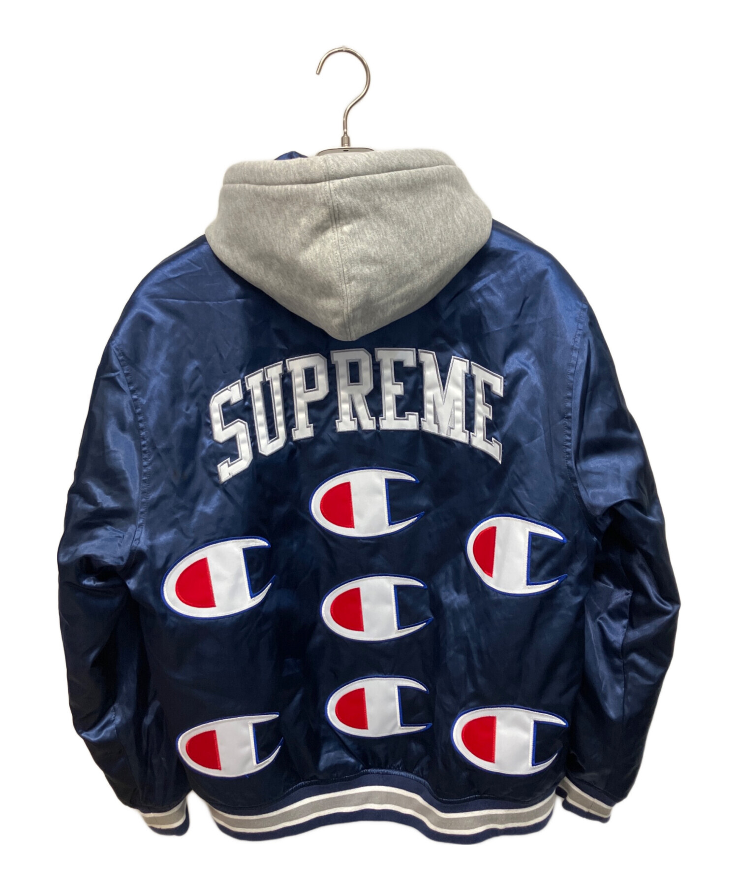 Supreme ネイビー ジャケット CHAMPION XL Supreme x Champion 2024SS Coaches Jacket Navy XLサイズ