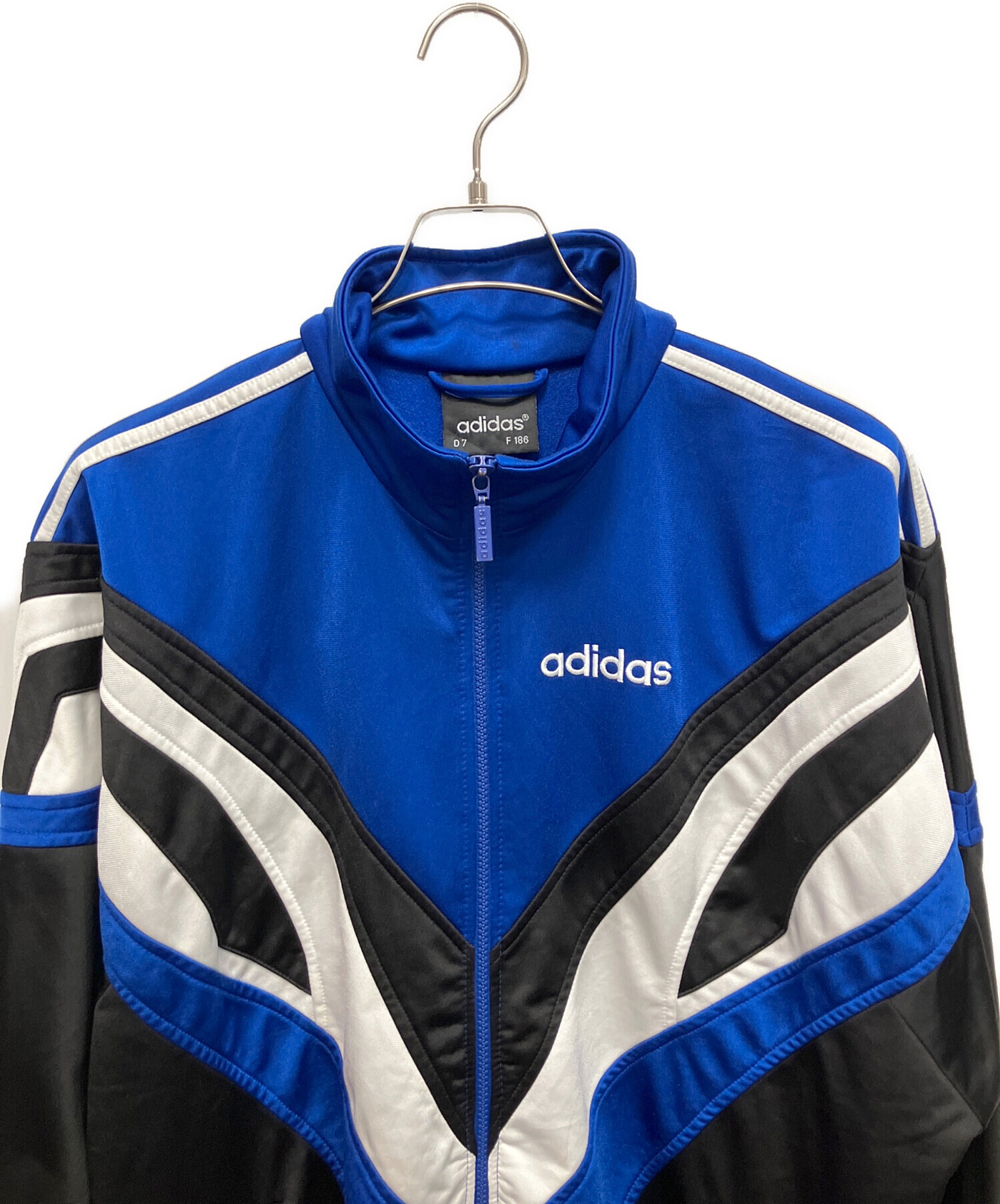 希少 90s アディダス トラックジャケット ドイツ 企業物 青 L ユーロ古着 希少 90s90's adidas アディダス ヨーロッパTT トラックジャケット