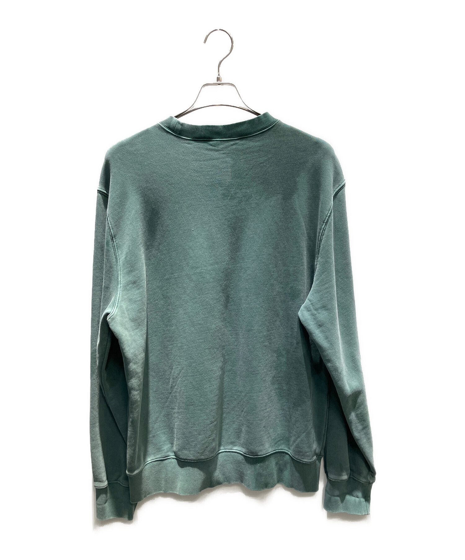 中古・古着通販】CarHartt (カーハート) ロゴスウェット グリーン