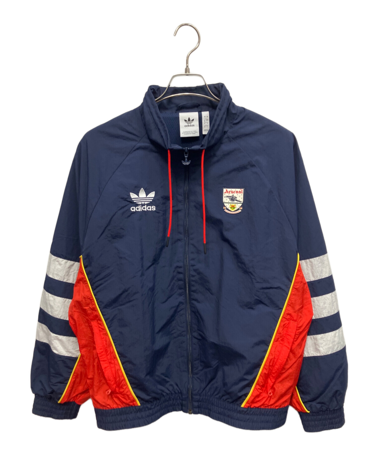 adidas アーセナル　ジャージ Oサイズ ネイビー/レッド 中古・古着通販】adidas (アディダス) アーセナル2019-2020 ナイロン