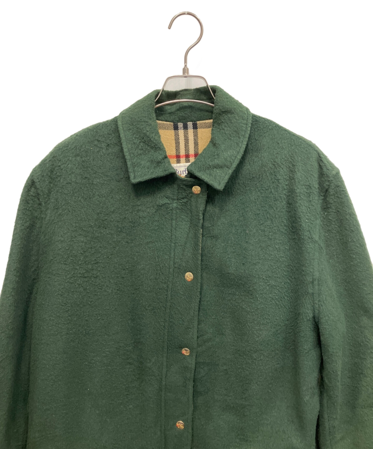 90s Burberry MA-1 ハリトンジャケット シャドウホース 緑タグ 中古・古着通販】BURBERRY (バーバリー) 90s ジャケット グリーン