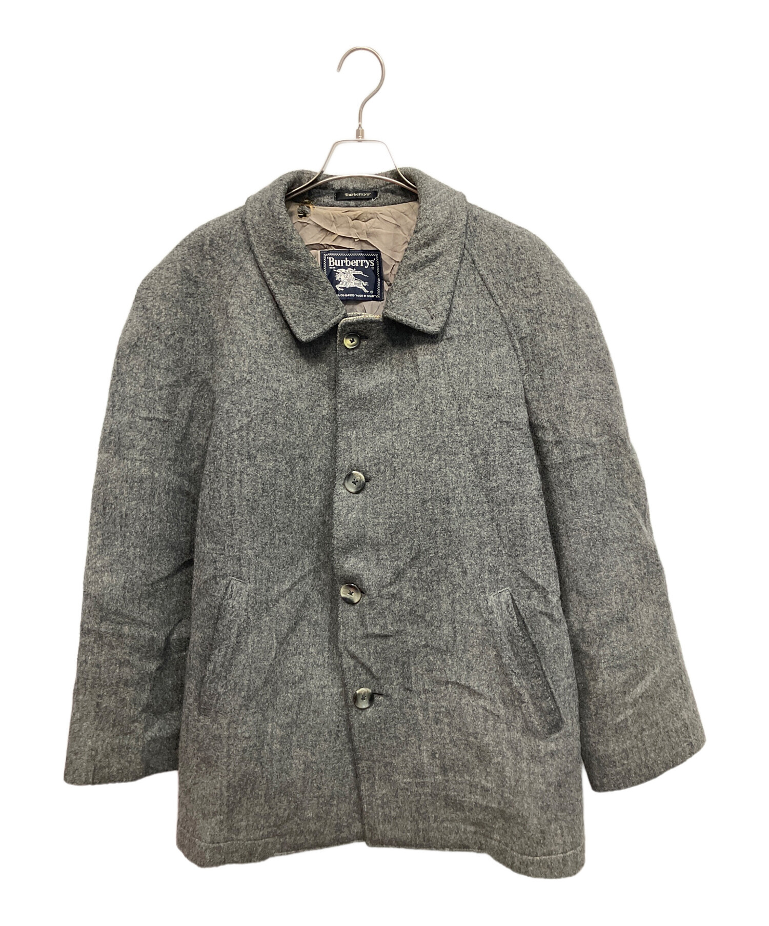 中古・古着通販】Burberry's (バーバリー) ウールコート グレー サイズ